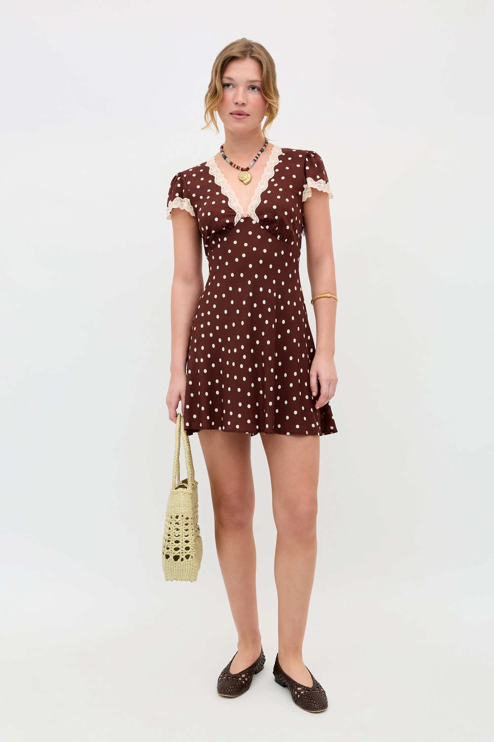 Cely - Layla Dot Brown sold by RIXO product image thumbnail 2