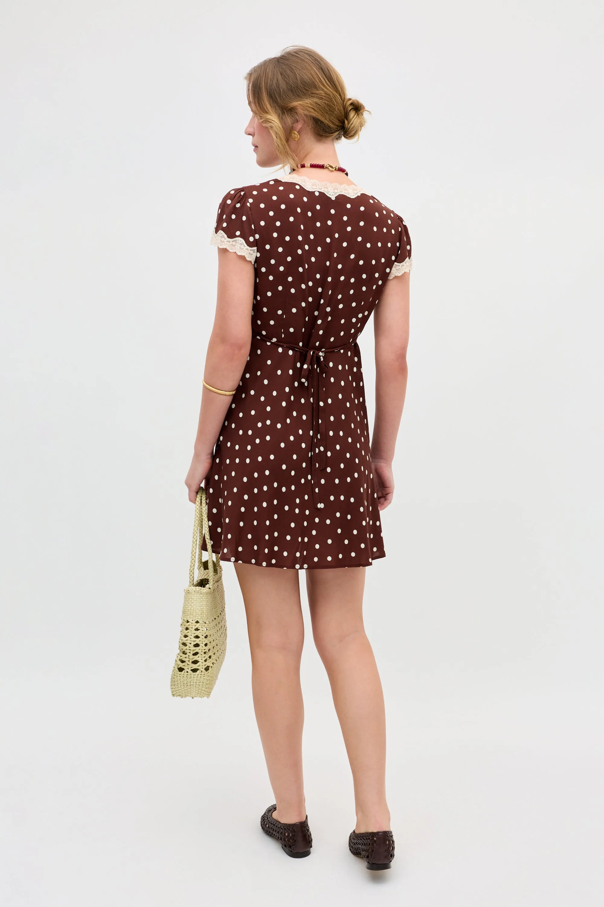 Cely - Layla Dot Brown sold by RIXO product image thumbnail 4