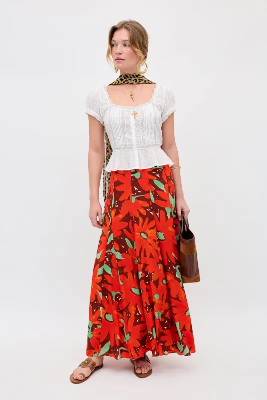 Billy - Danish Floral Orange made by RIXO