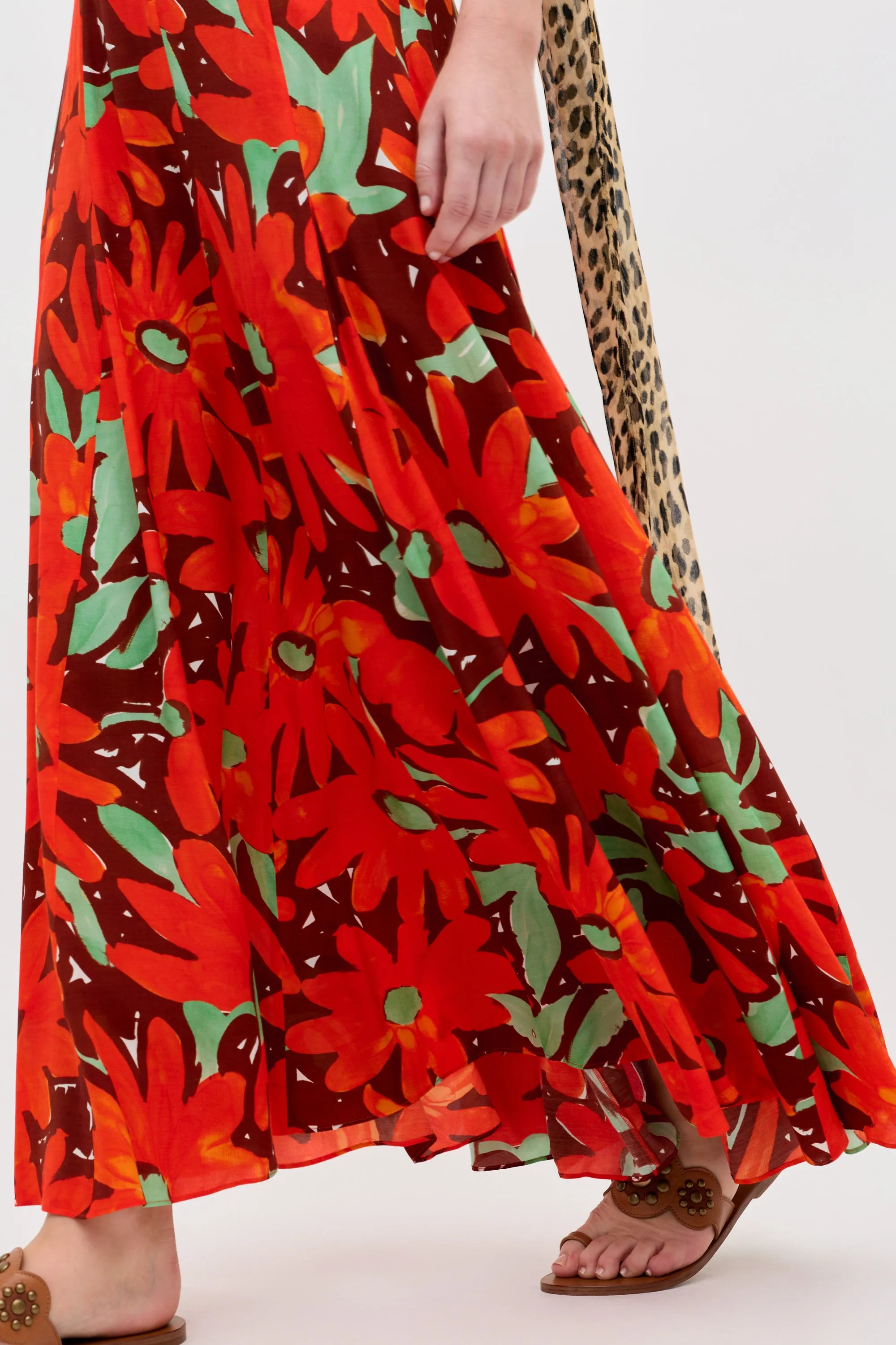 Billy - Danish Floral Orange sold by RIXO product image thumbnail 4