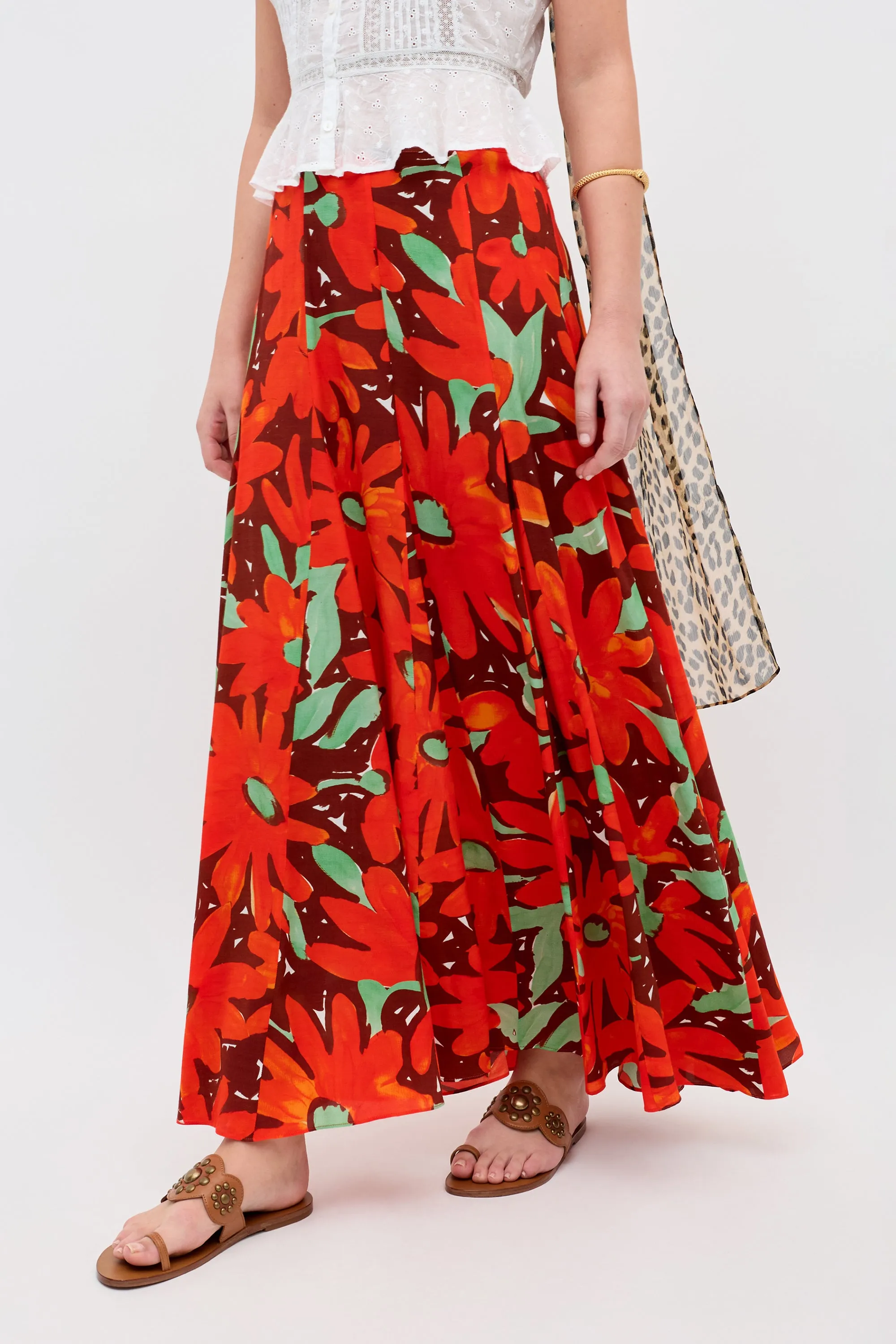 Billy - Danish Floral Orange sold by RIXO product image thumbnail 2