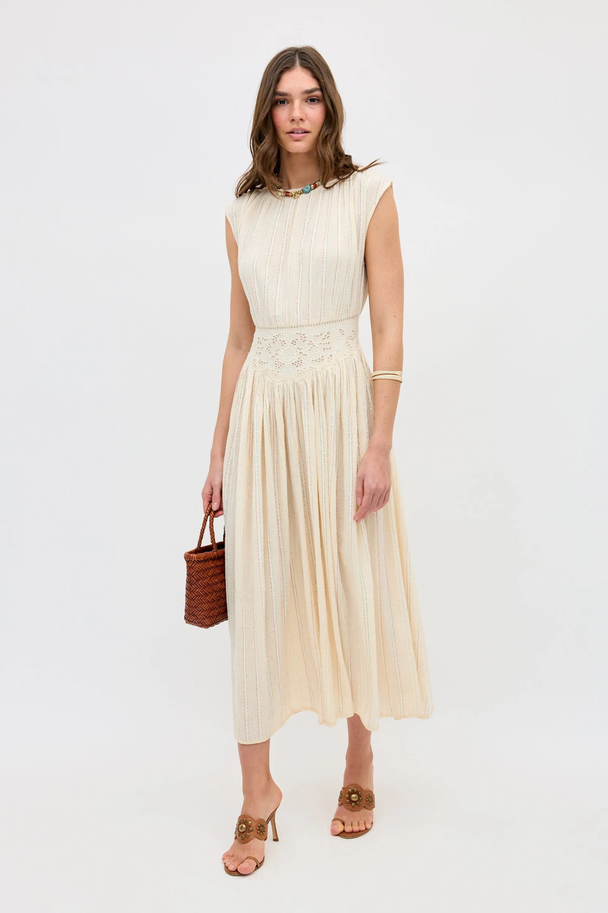 Alayah - Sienna Lace Embroidery Cream sold by RIXO product image thumbnail 2