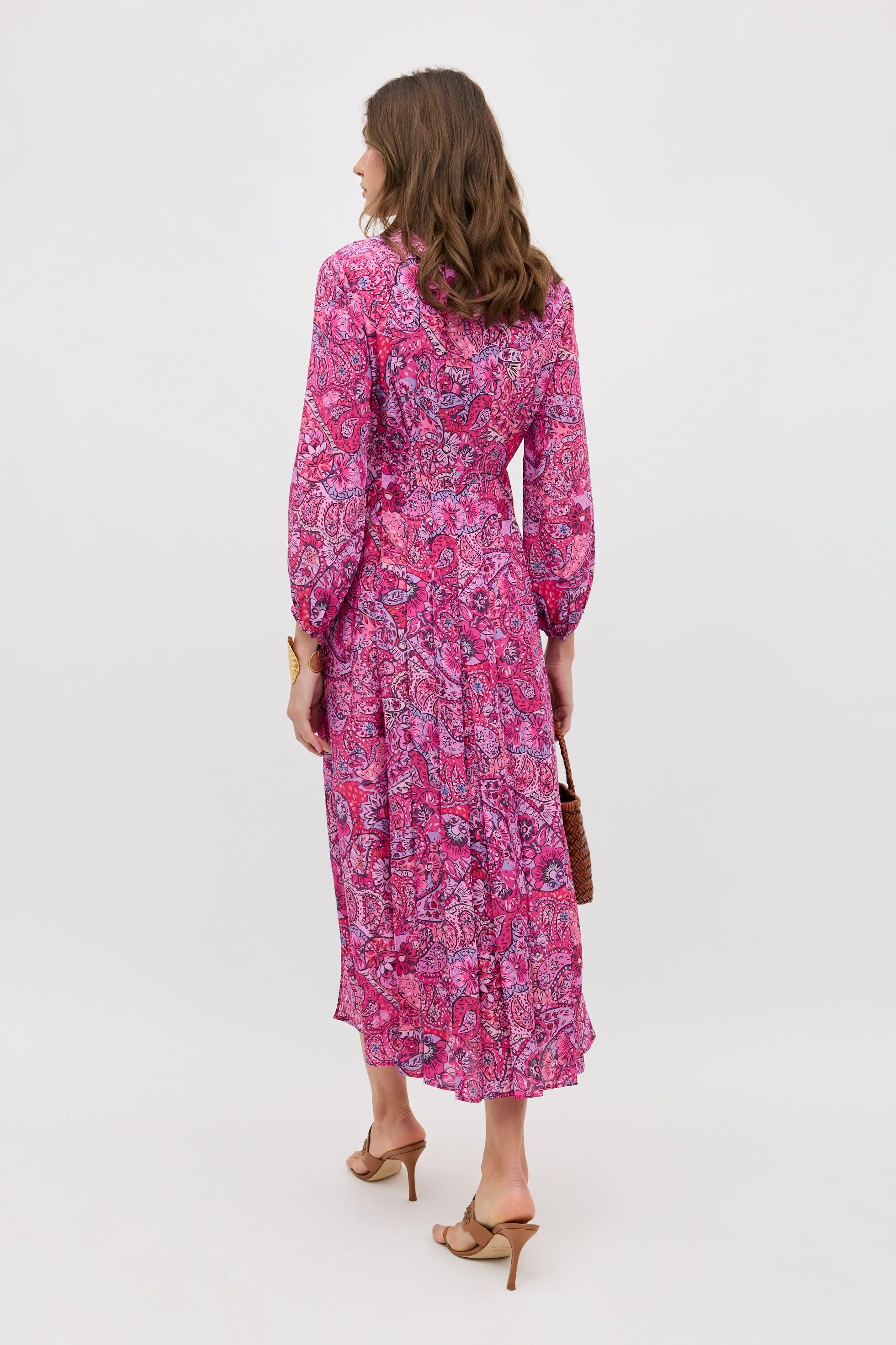 Camellia - Paisley Floral Red sold by RIXO product image thumbnail 3
