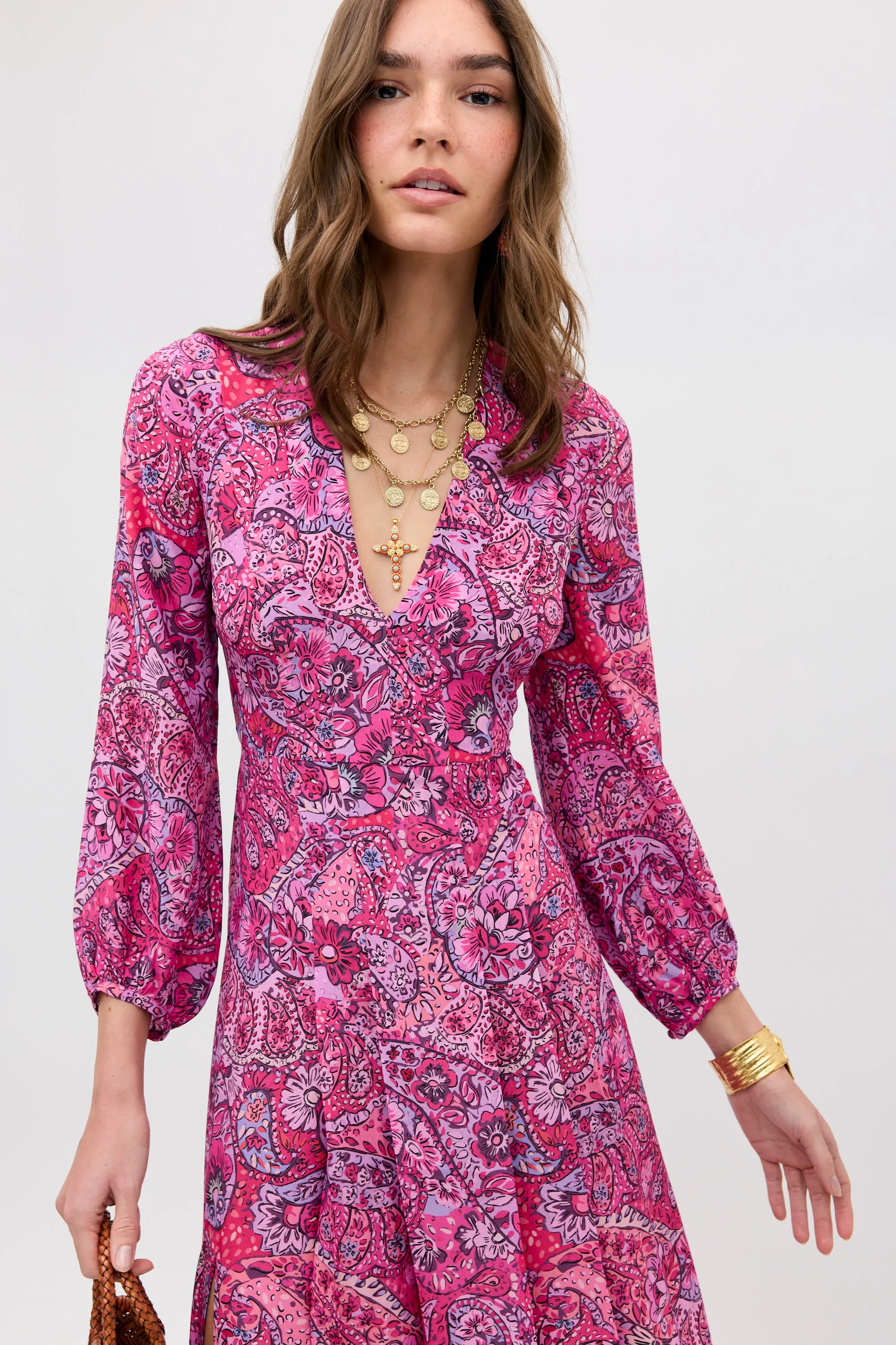 Camellia - Paisley Floral Red sold by RIXO
