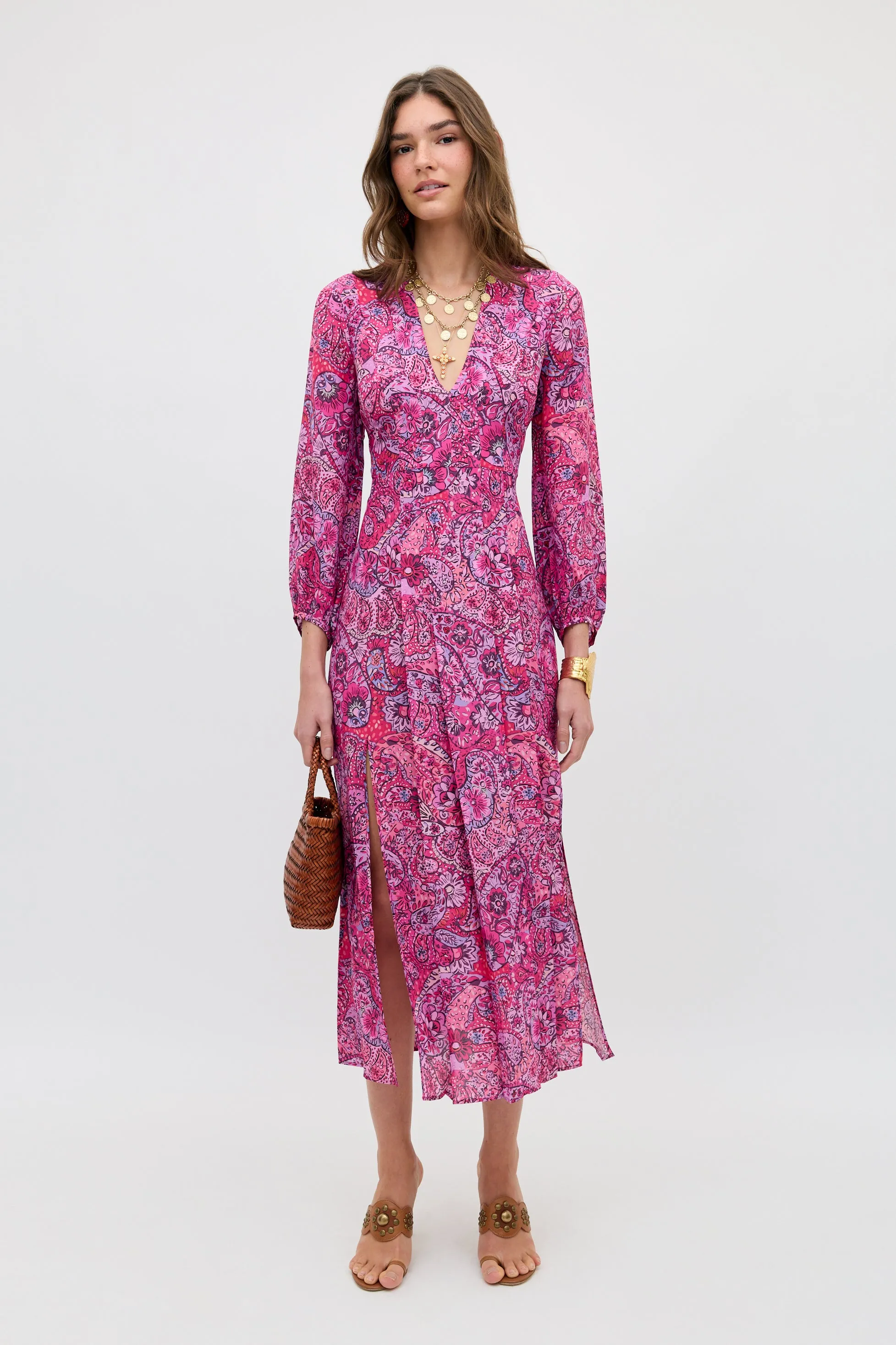 Camellia - Paisley Floral Red sold by RIXO product image thumbnail 2