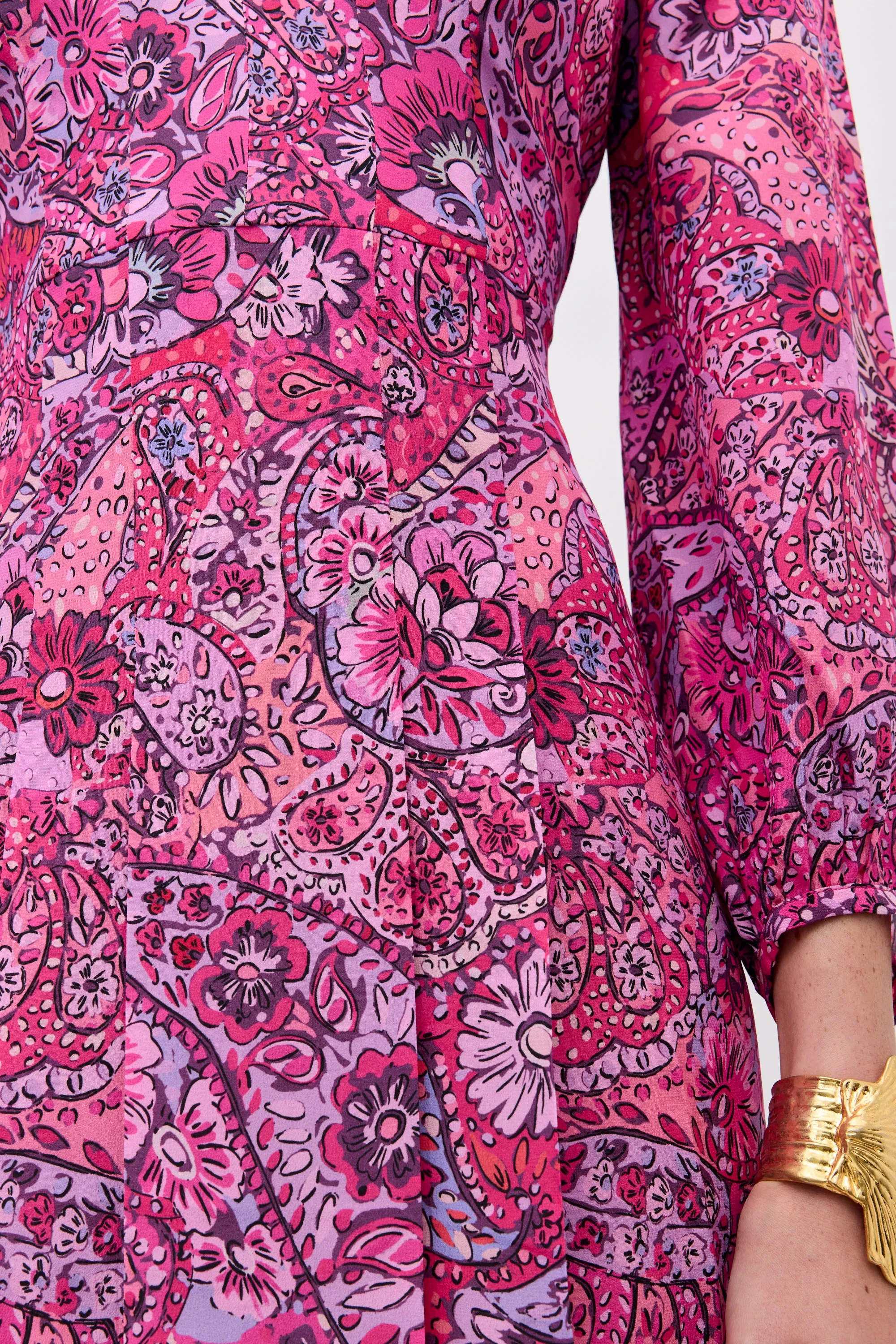 Camellia - Paisley Floral Red sold by RIXO product image thumbnail 5