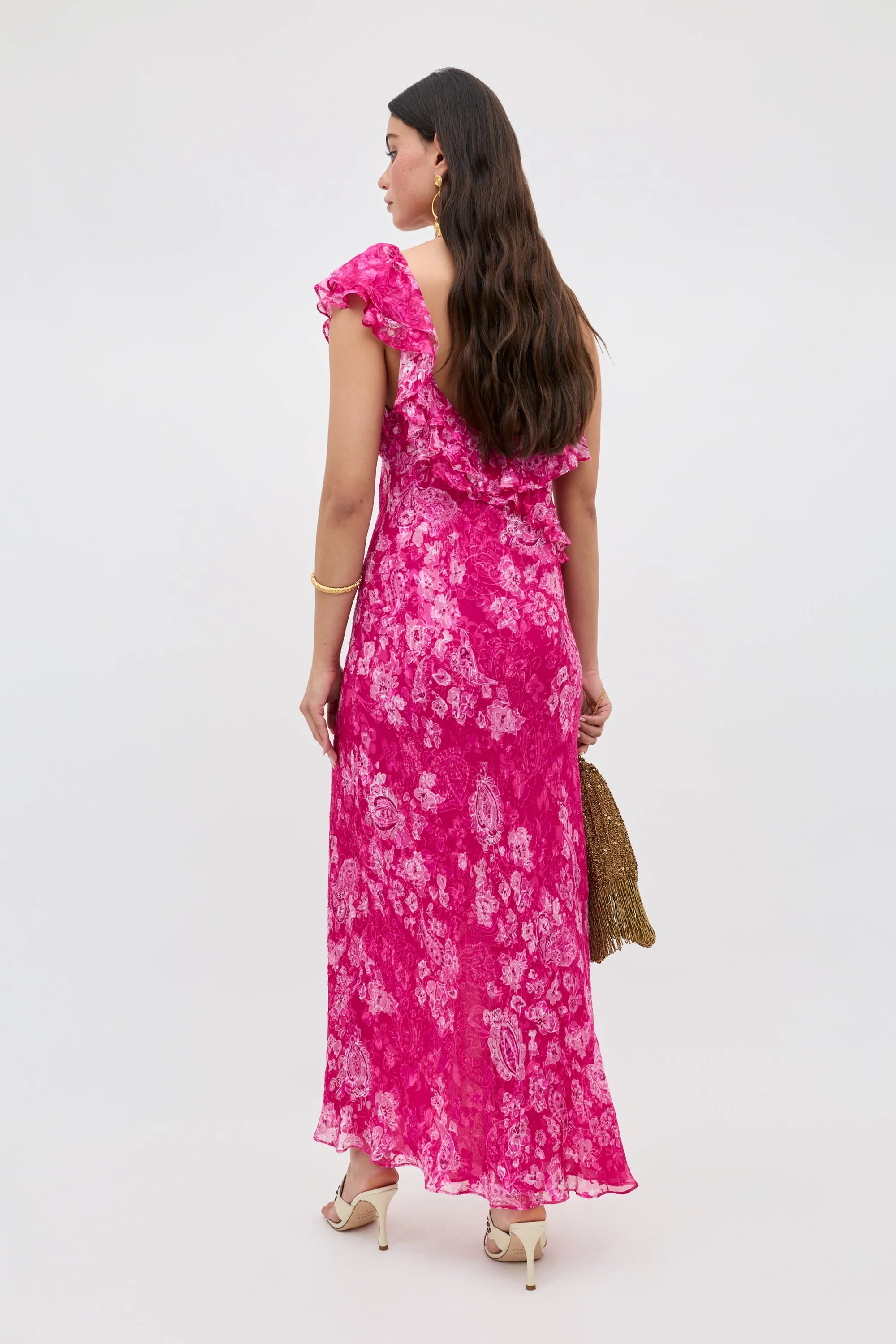 Ester - Cara Devore Magenta sold by RIXO product image thumbnail 5