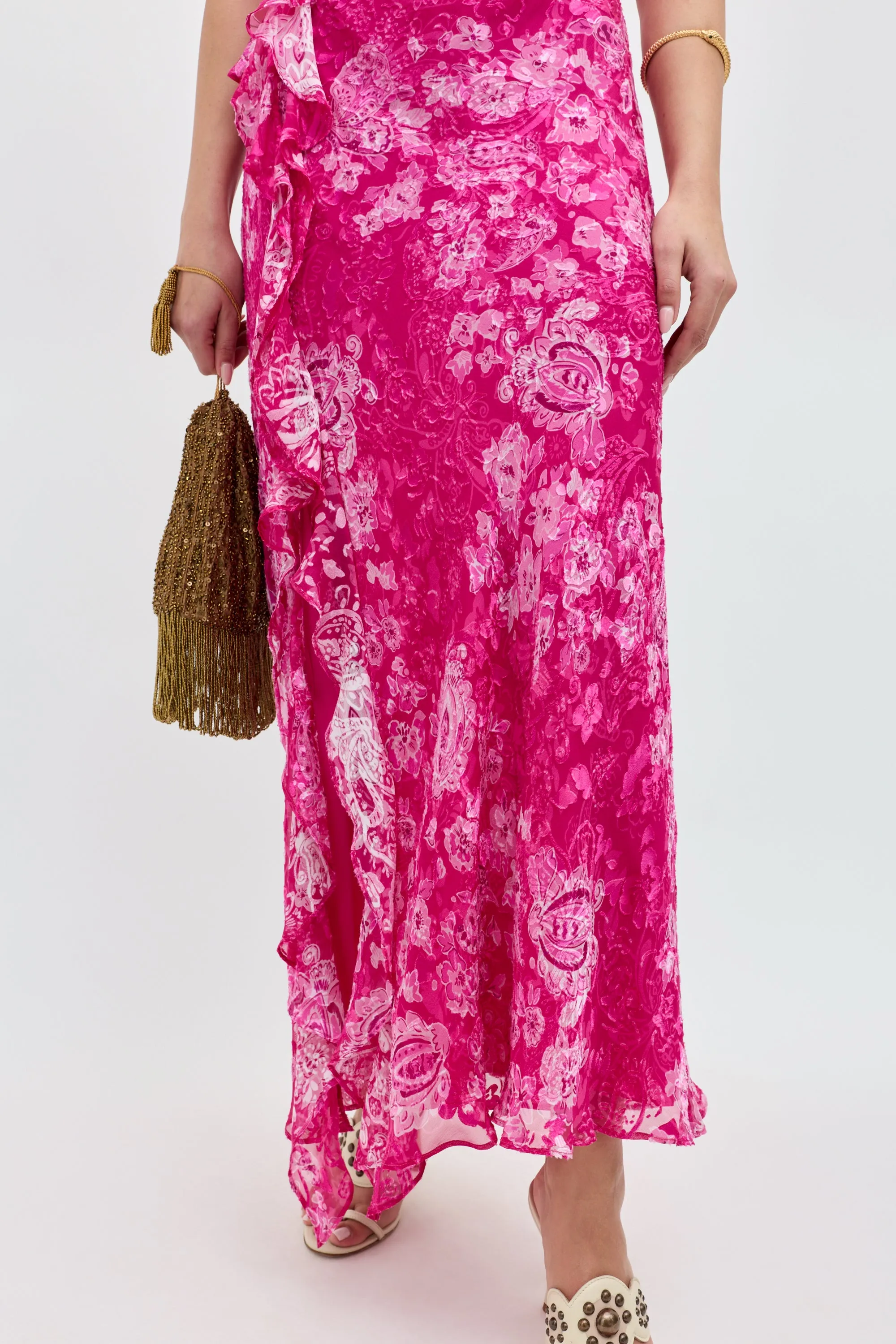 Ester - Cara Devore Magenta sold by RIXO product image thumbnail 3