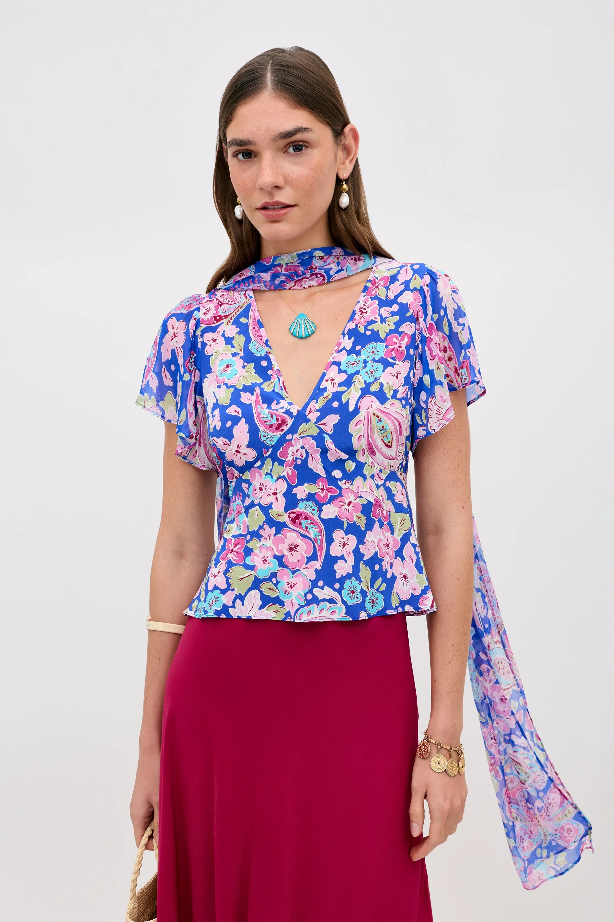 Lania - Cara Floral Blue sold by RIXO