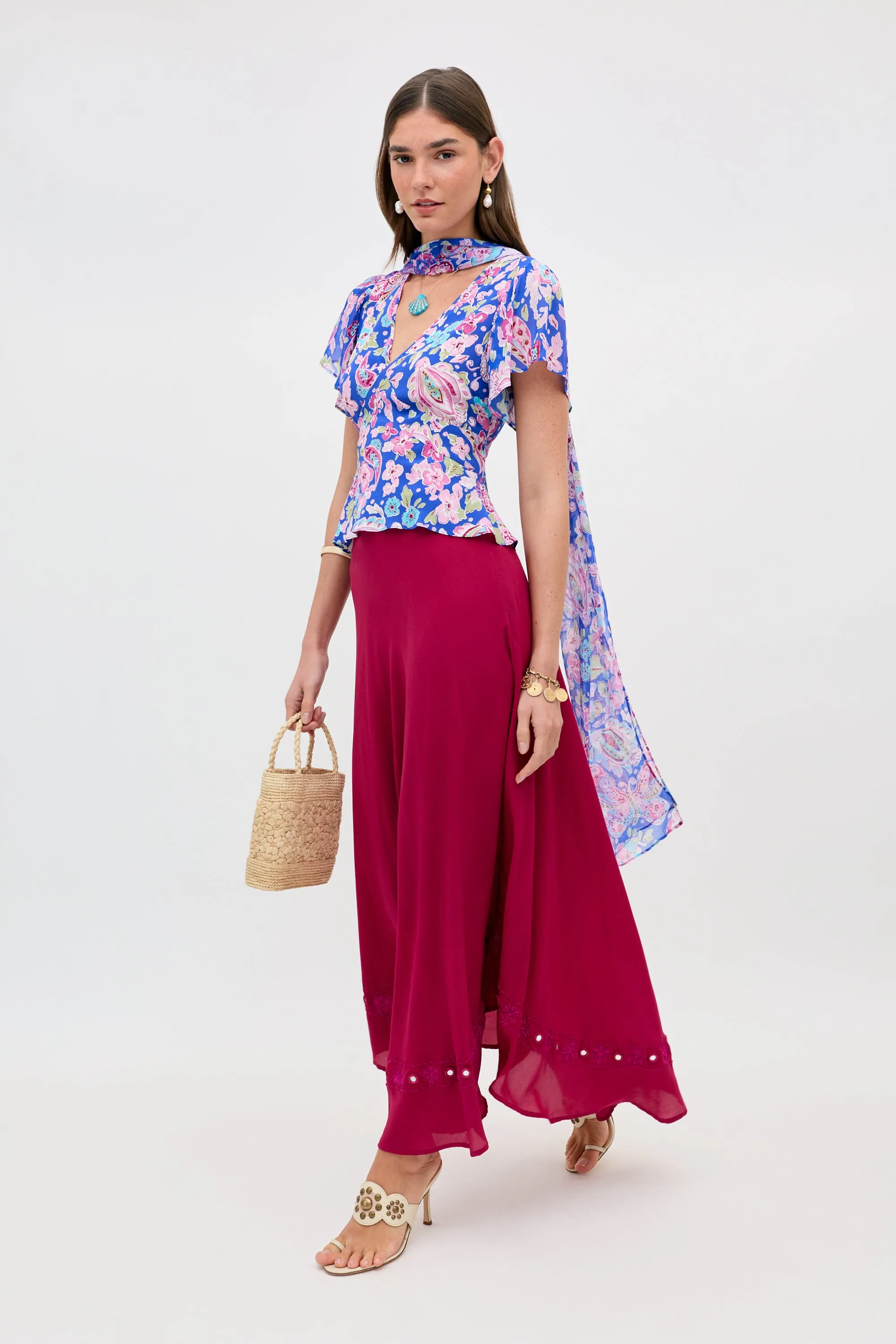 Lania - Cara Floral Blue sold by RIXO product image thumbnail 2