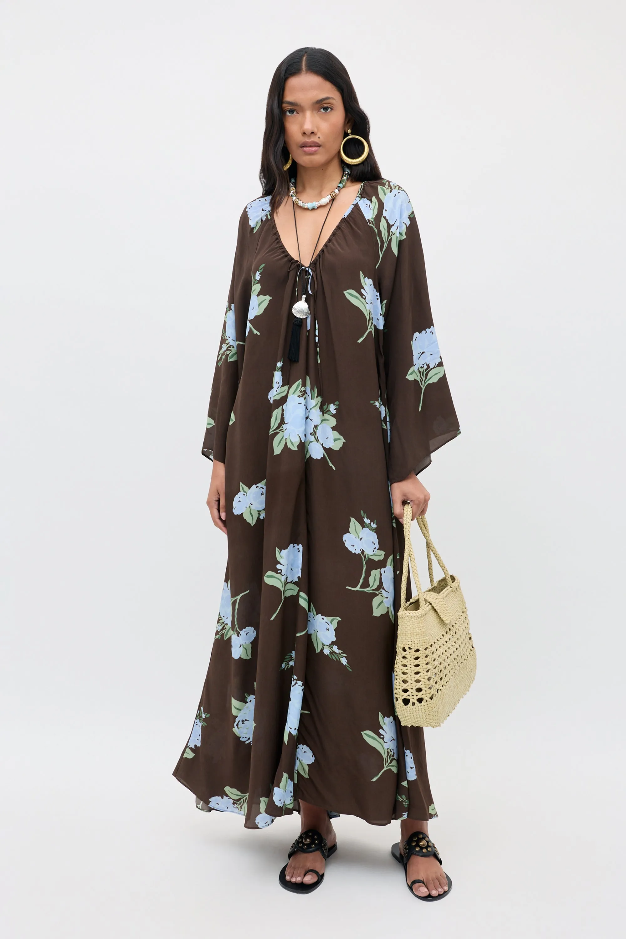 Lianne - Peonies Scatter Brown sold by RIXO product image thumbnail 2