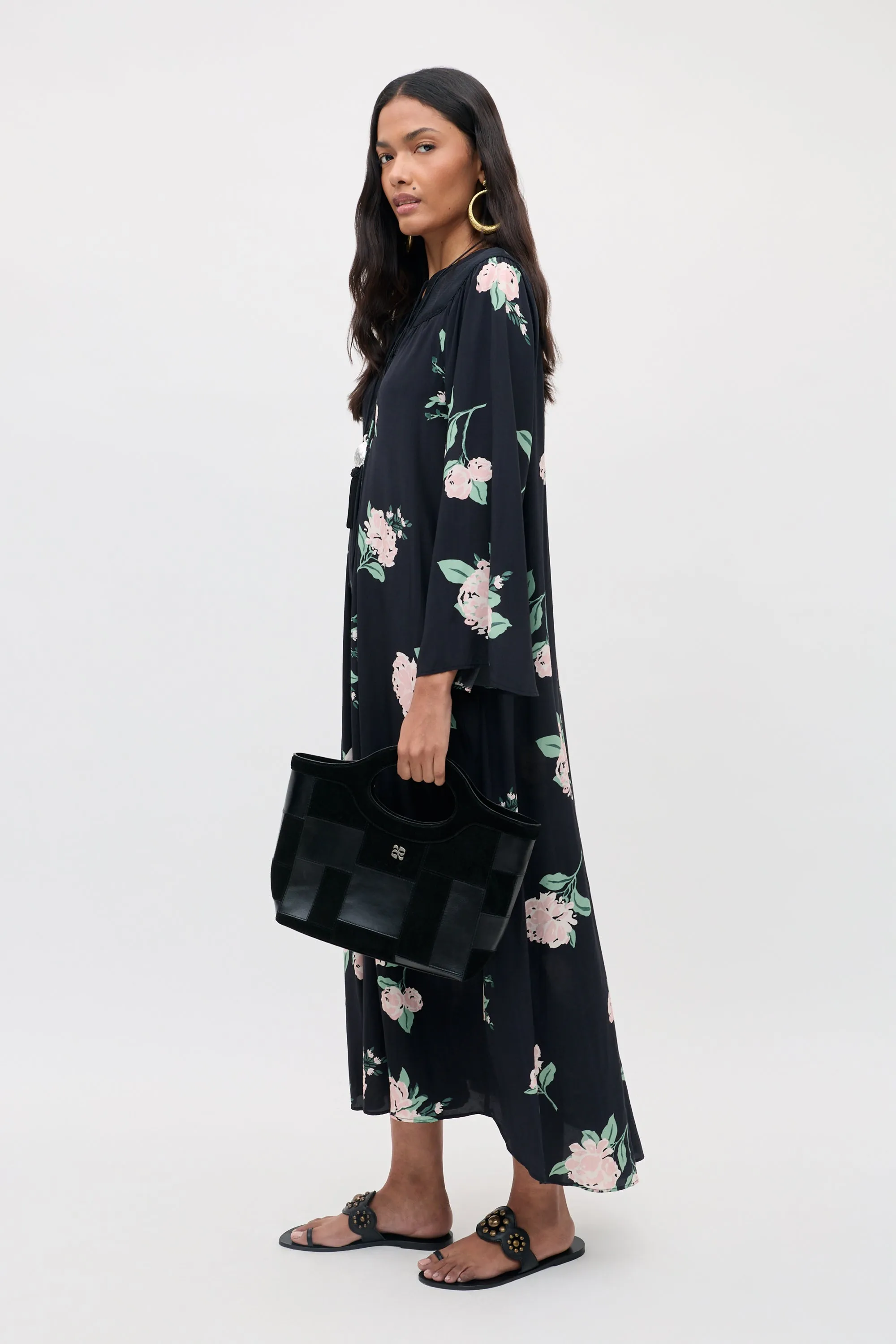Lucilla - Peonies Scatter Black sold by RIXO product image thumbnail 3