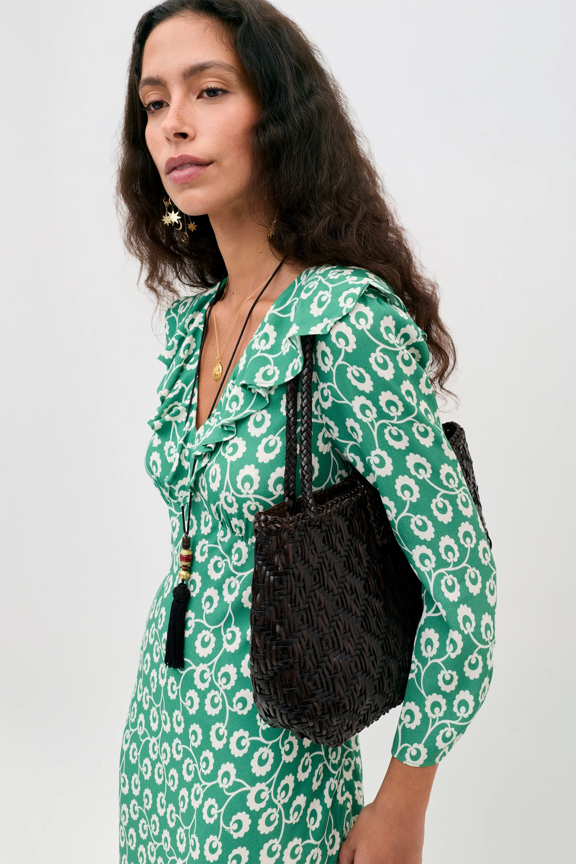 Delphine - Wishing Floral Green sold by RIXO product image thumbnail 3