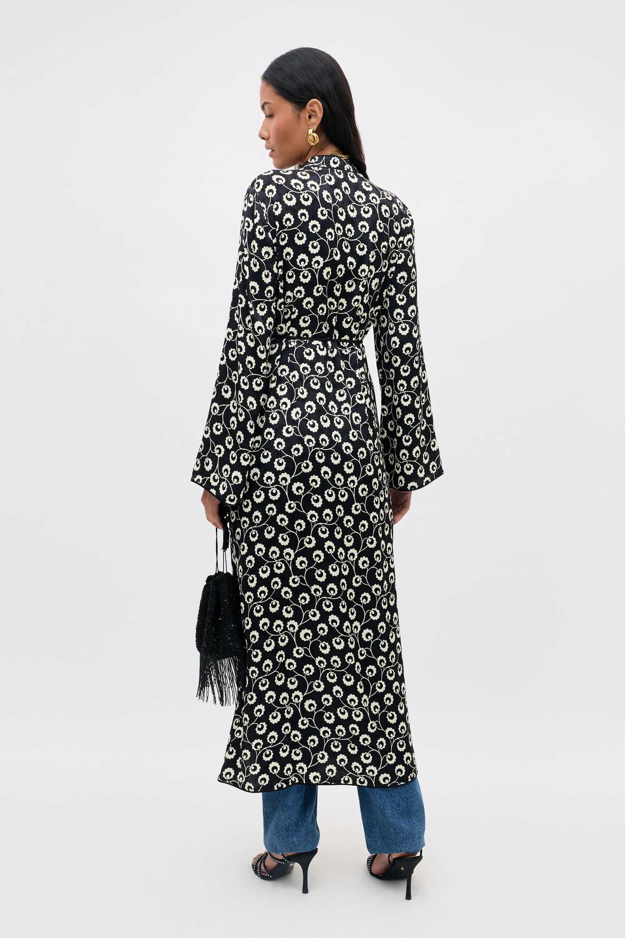 Cindy - Wishing Floral Black sold by RIXO product image thumbnail 4