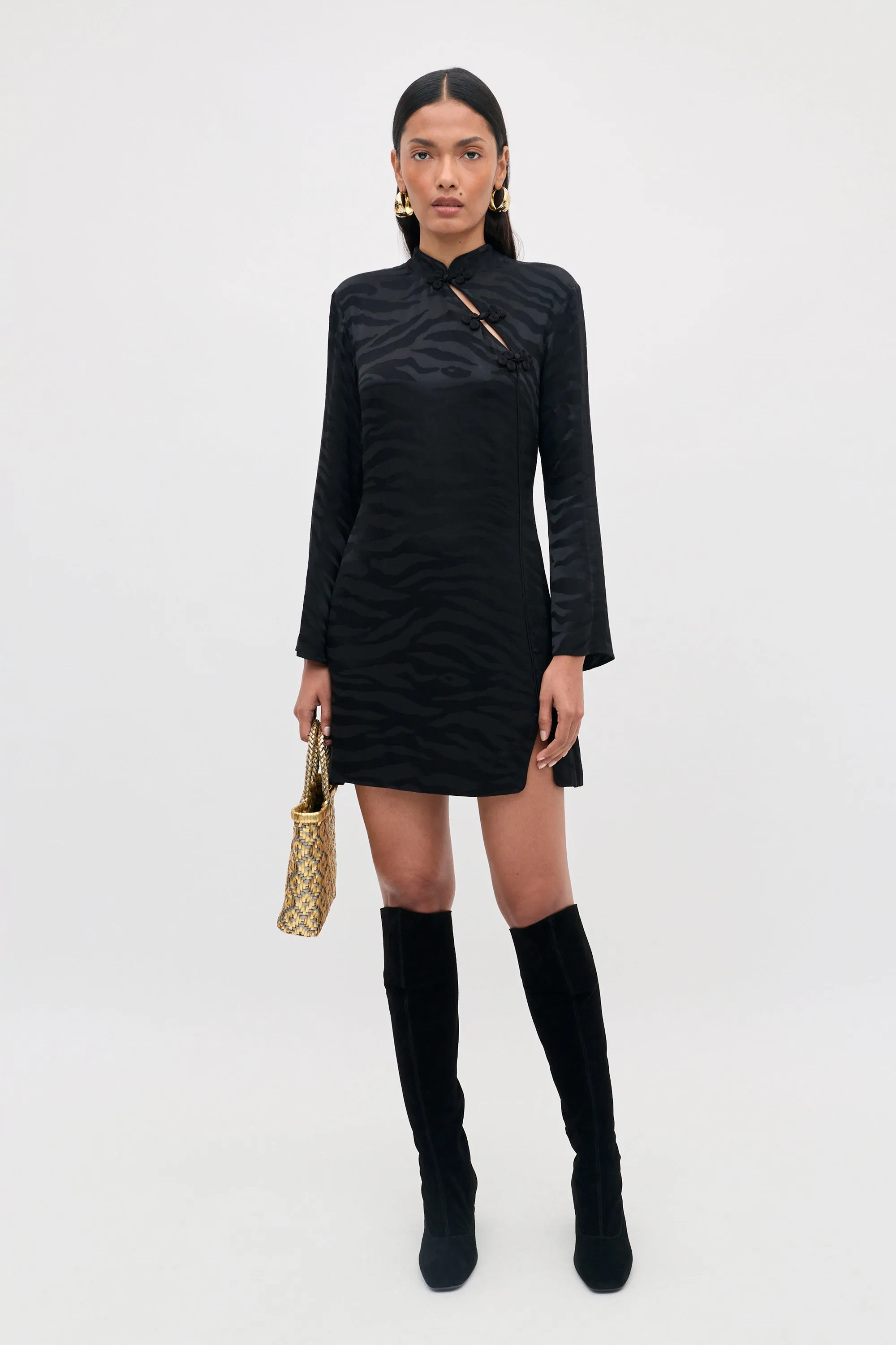 Brooklyn - Cooper Jacquard Black sold by RIXO product image thumbnail 2