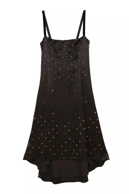 Vintage Dress - Black Multi Bead sold by RIXO