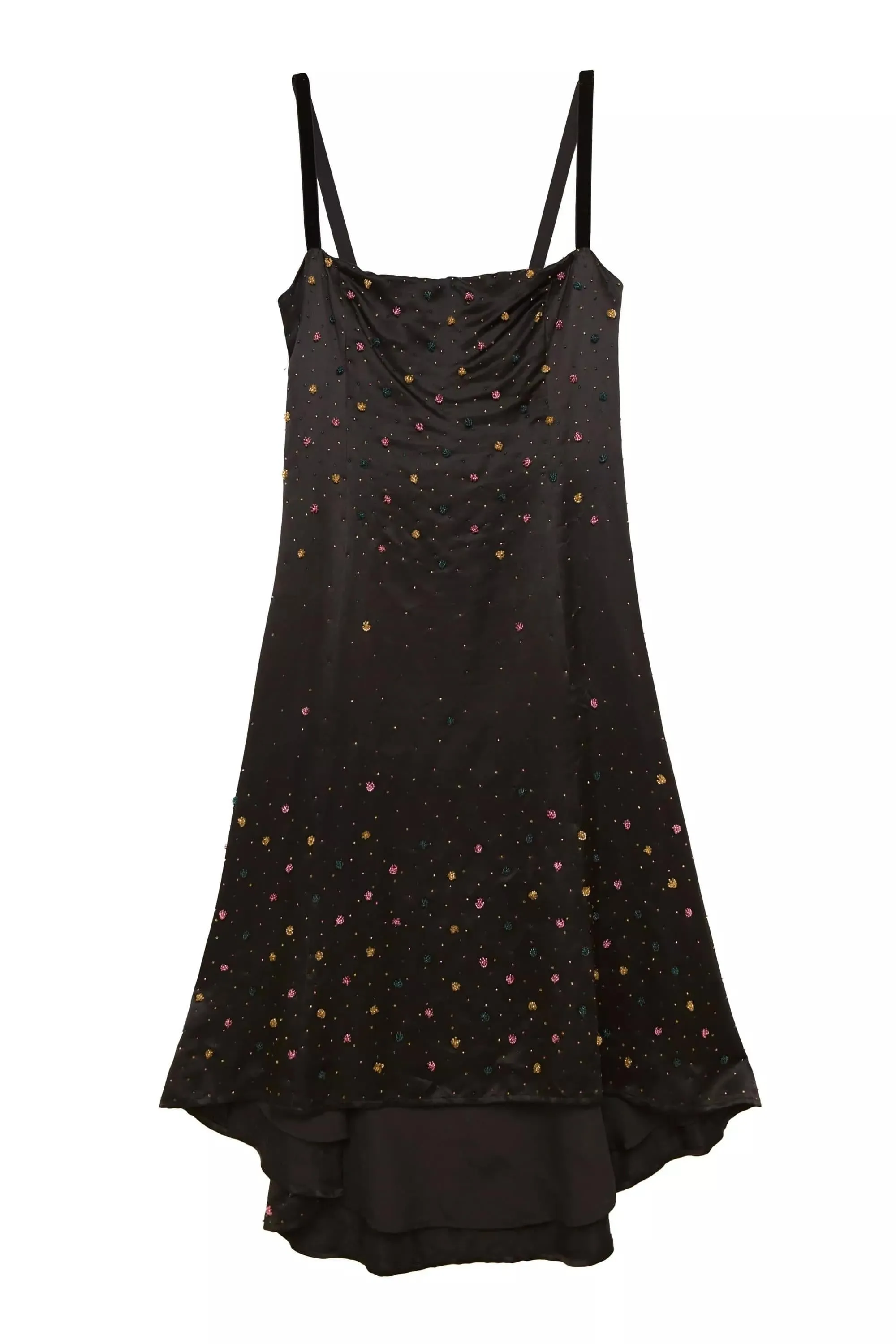 Vintage Dress - Black Multi Bead sold by RIXO