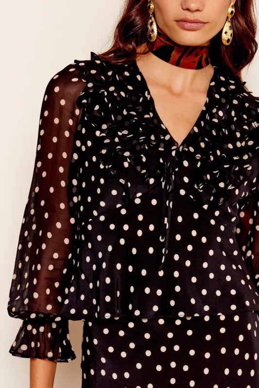 lasca - bohemia spot black sold by RIXO