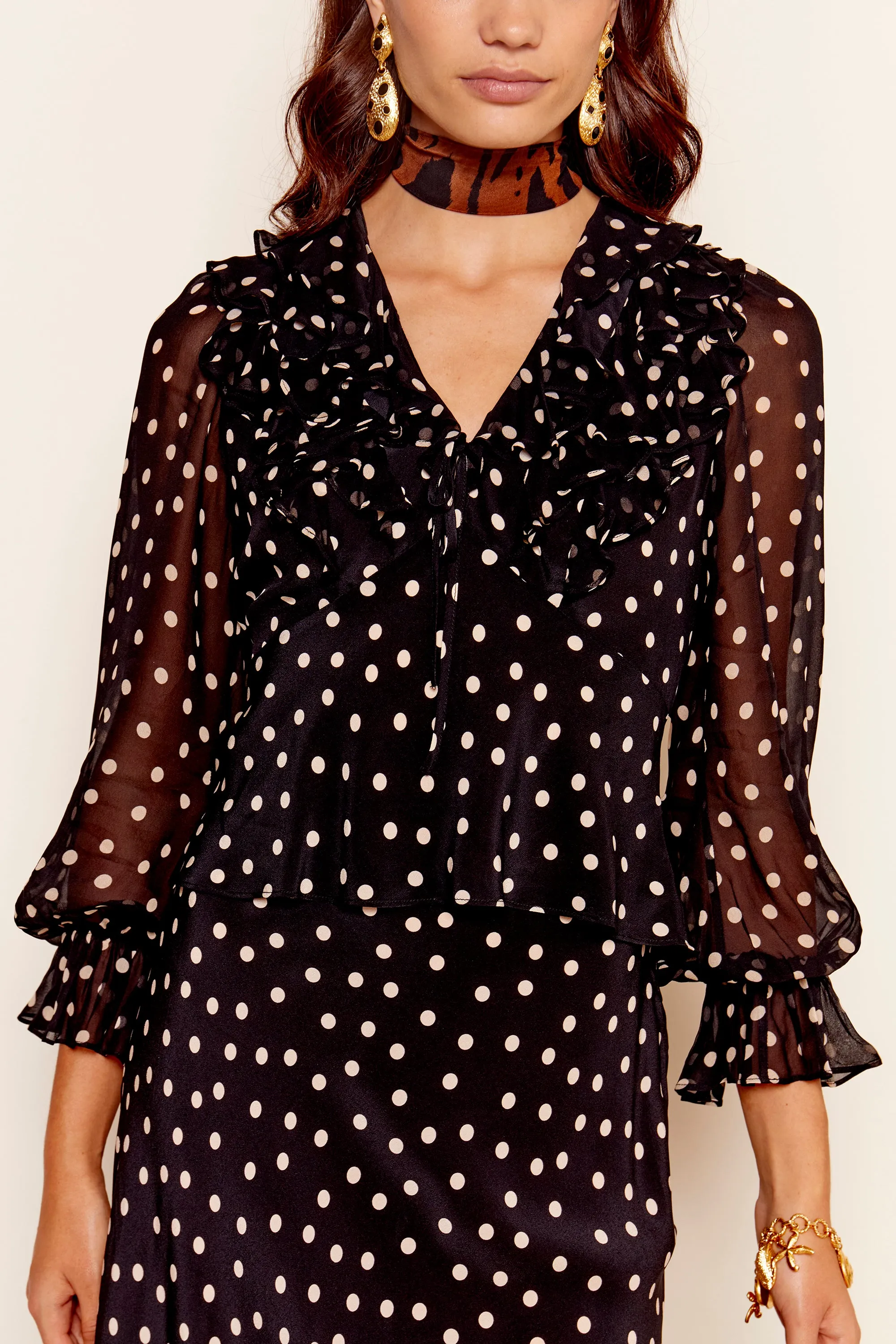 lasca - bohemia spot black sold by RIXO product image thumbnail 5