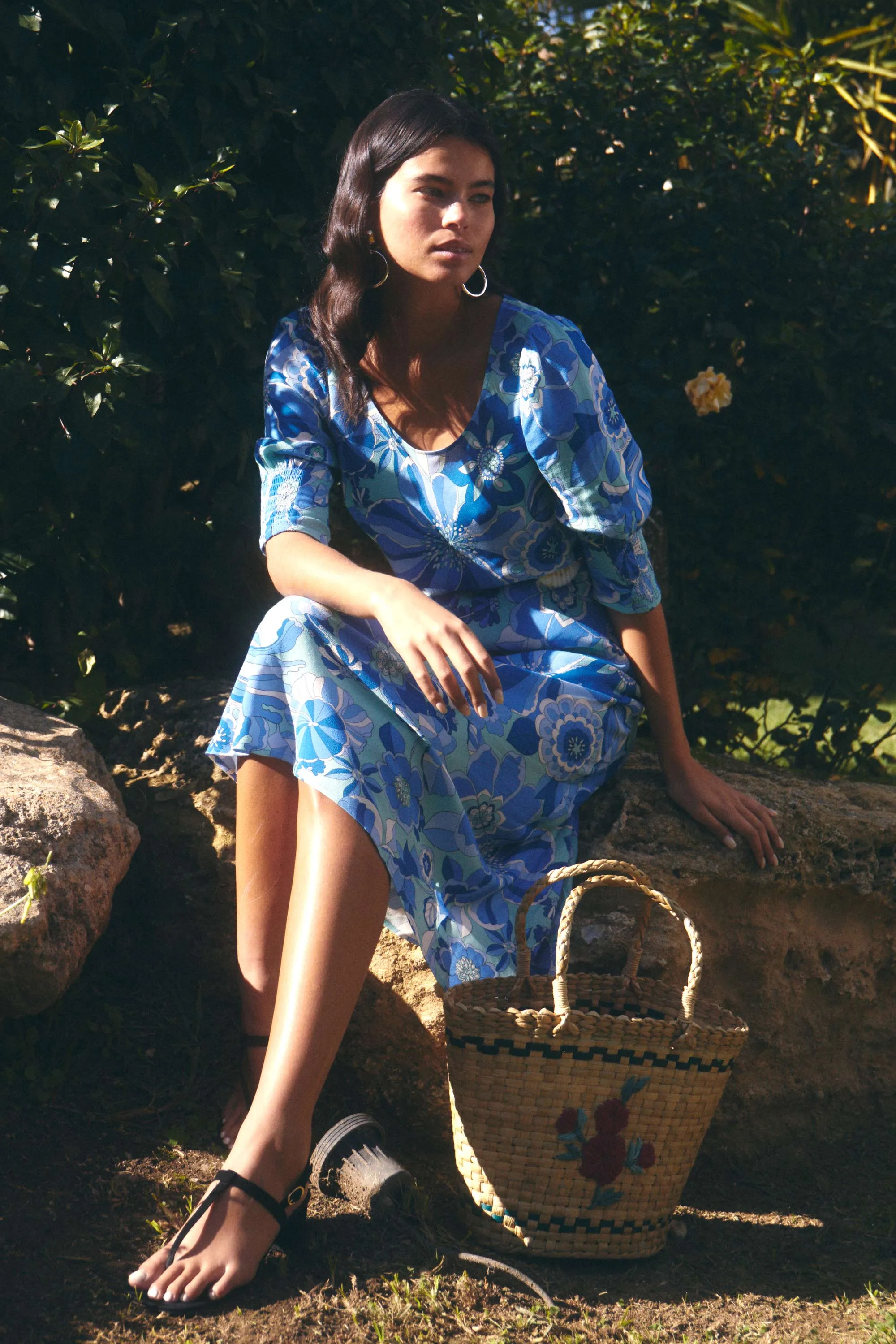 Oleander - Miami Floral Mint sold by RIXO product image thumbnail 5