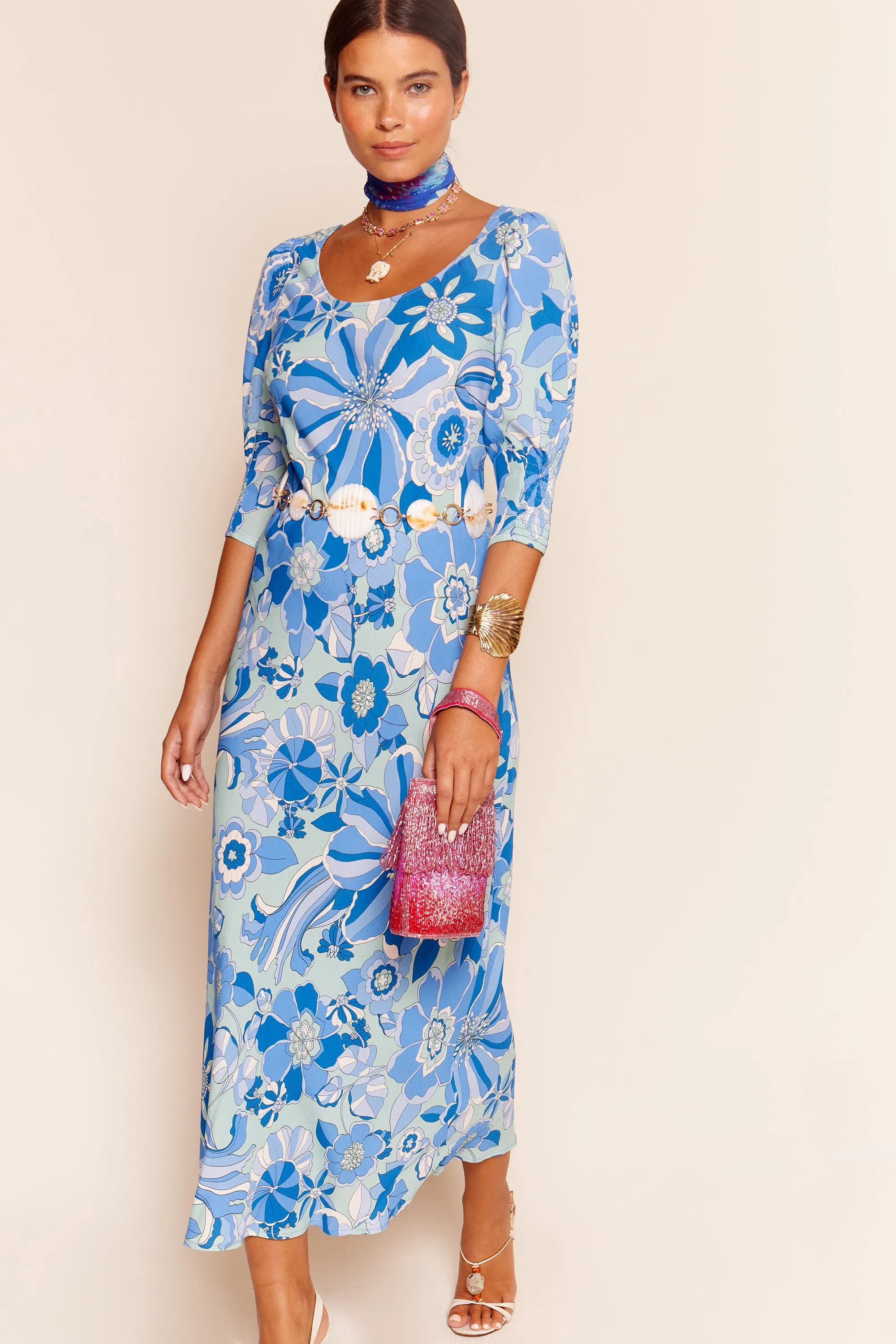 Oleander - Miami Floral Mint sold by RIXO product image thumbnail 3