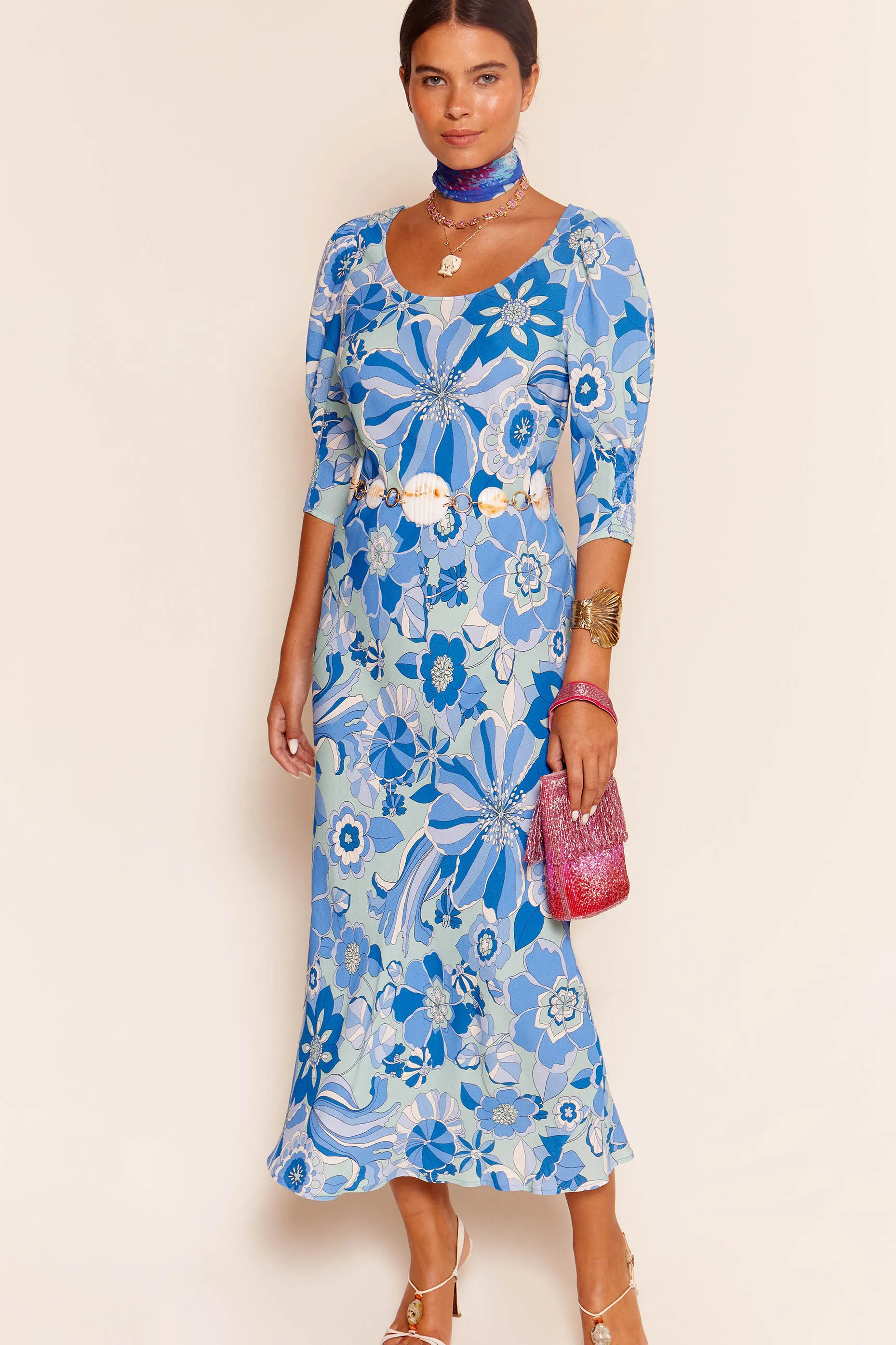 Oleander - Miami Floral Mint sold by RIXO