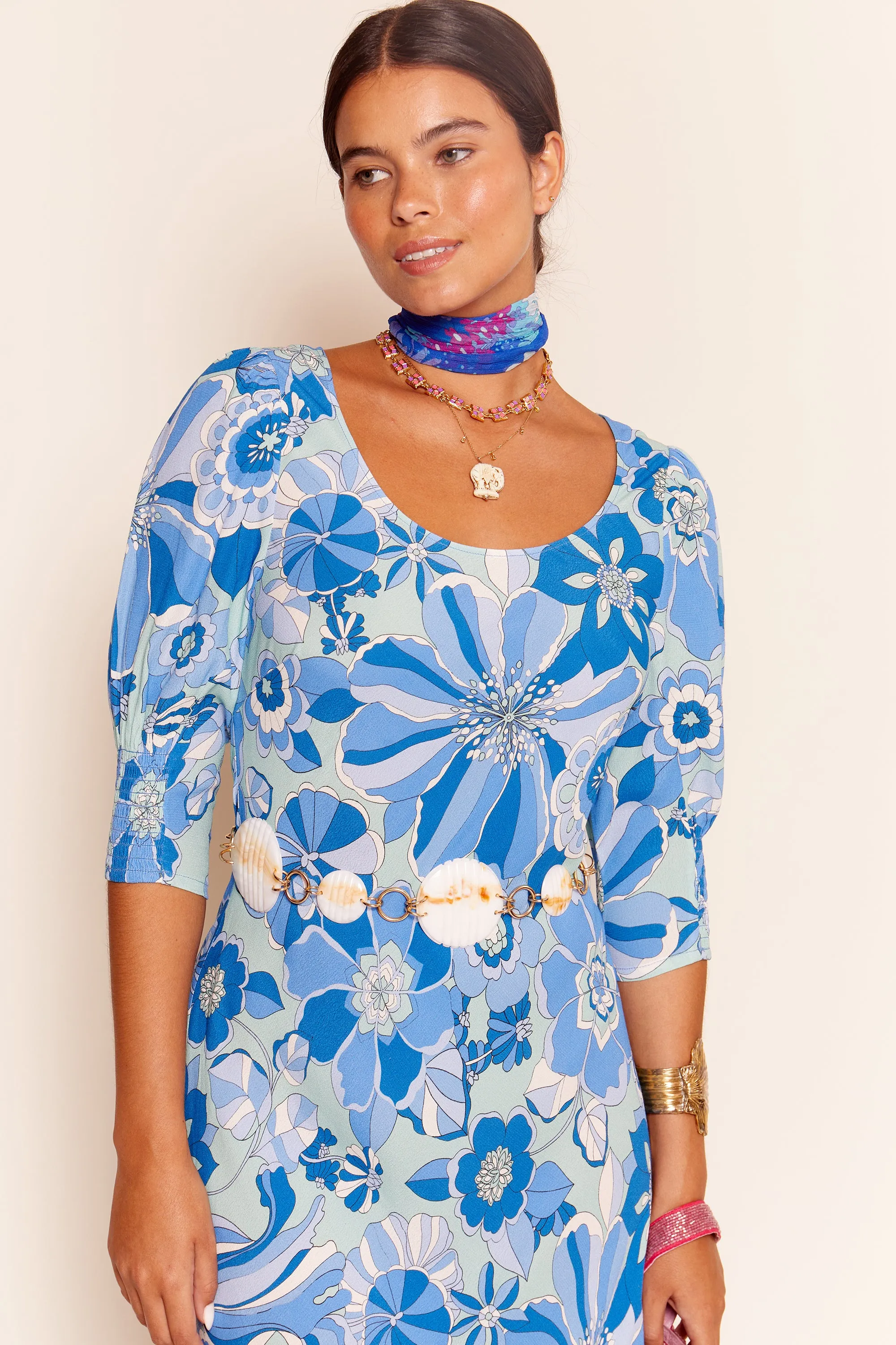 Oleander - Miami Floral Mint sold by RIXO product image thumbnail 2