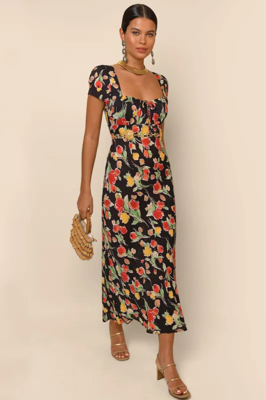 Marisa - Black Floral sold by RIXO