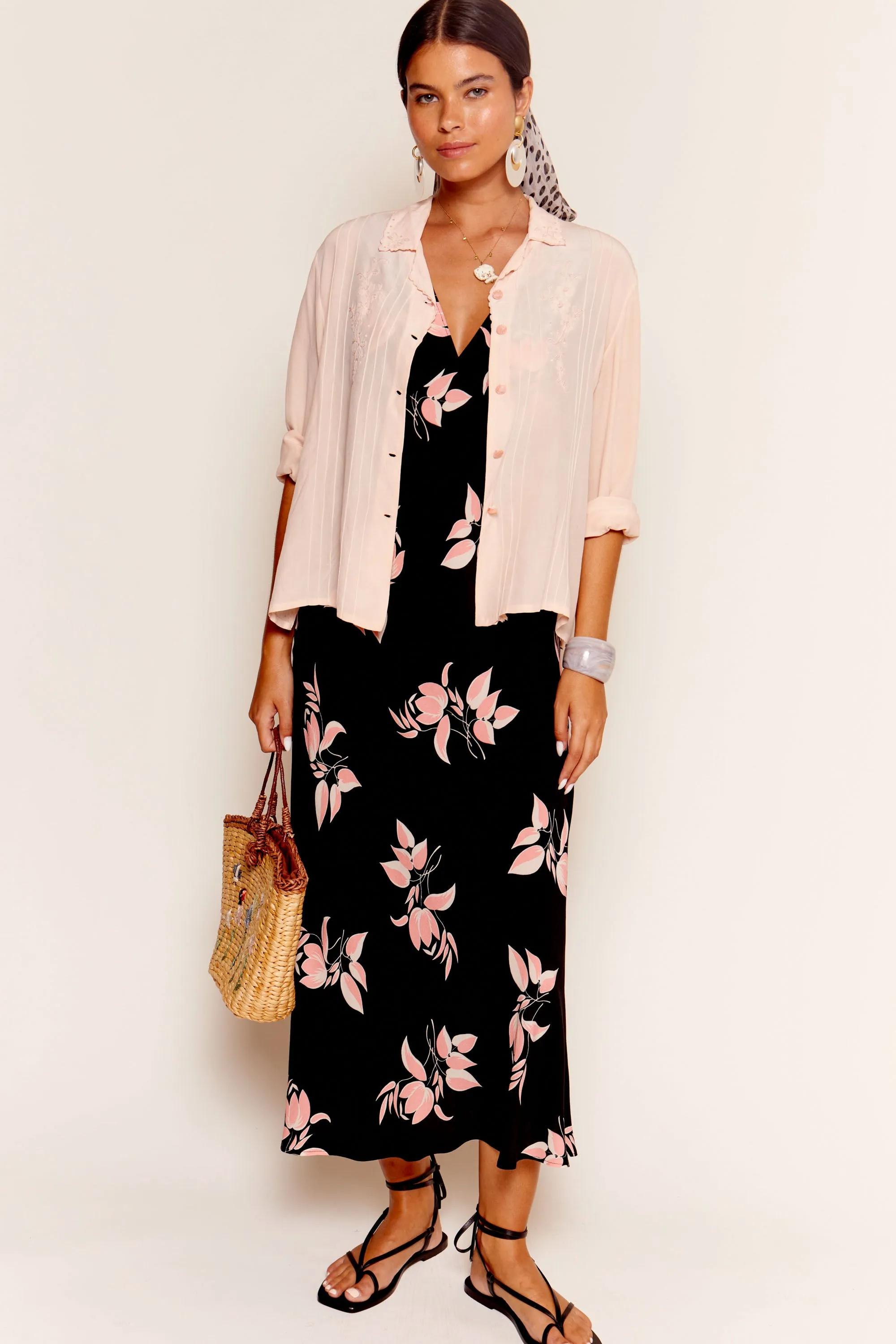 Sandrine - Sakura Floral Pink sold by RIXO product image thumbnail 4