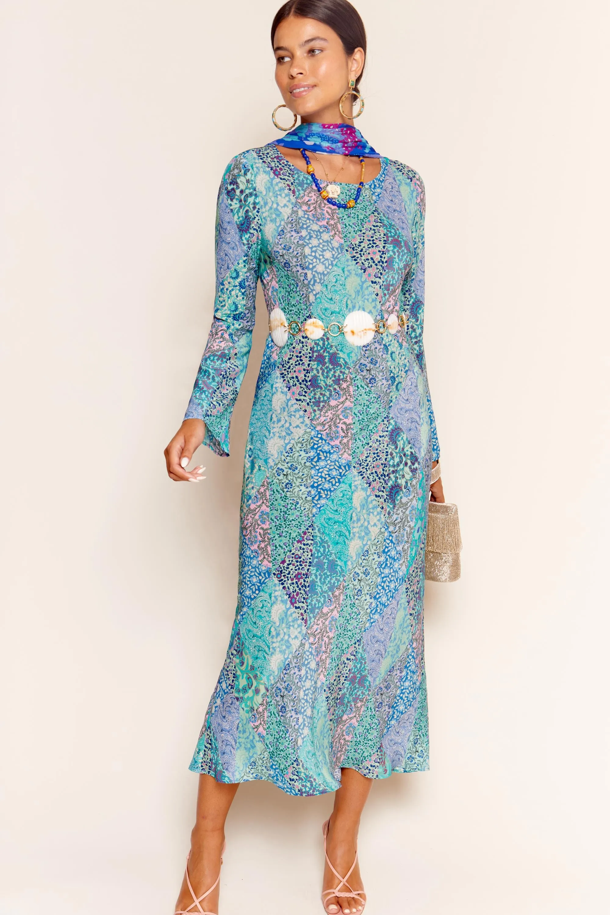 Alondra - Patchwork Blue sold by RIXO