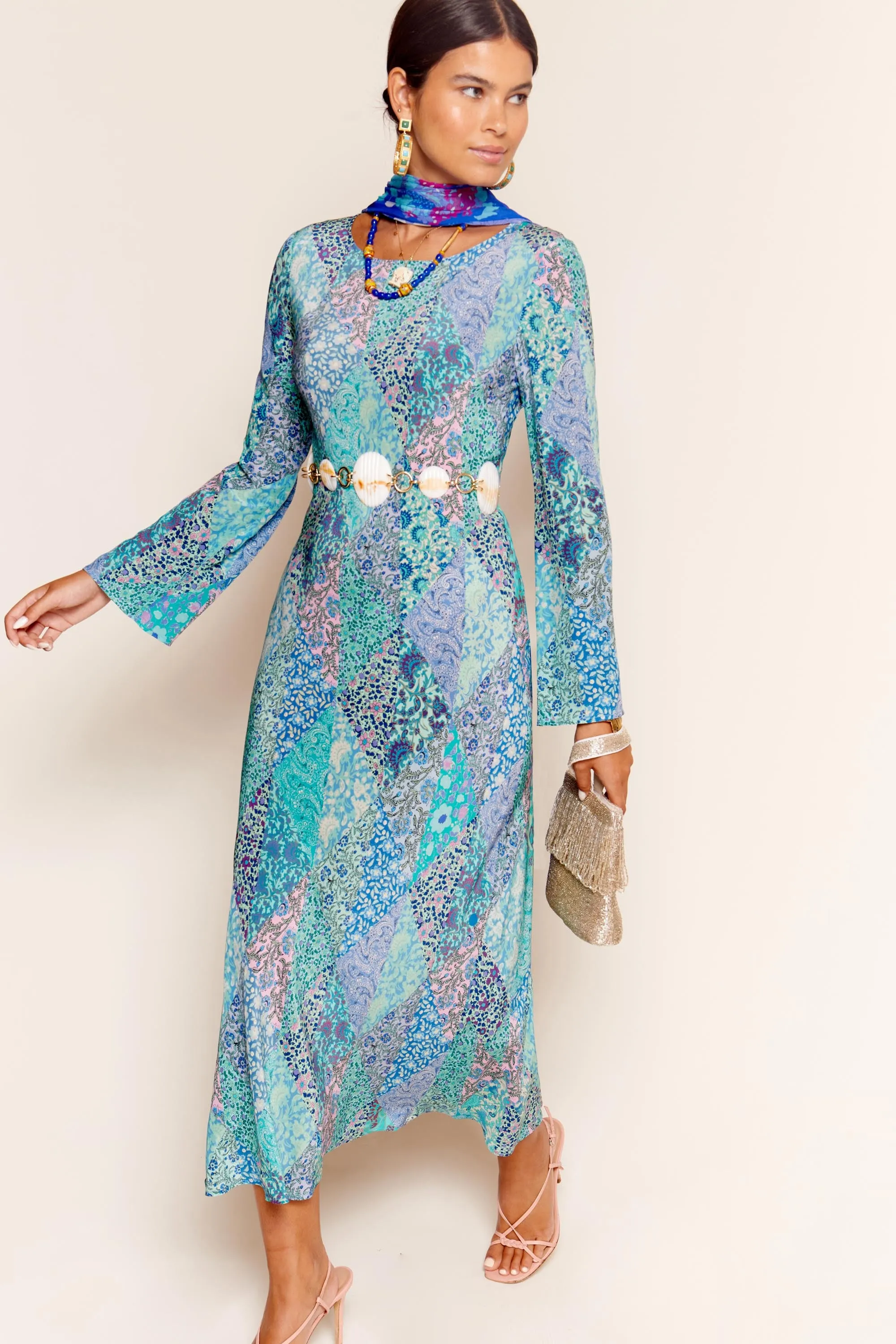 Alondra - Patchwork Blue sold by RIXO product image thumbnail 2