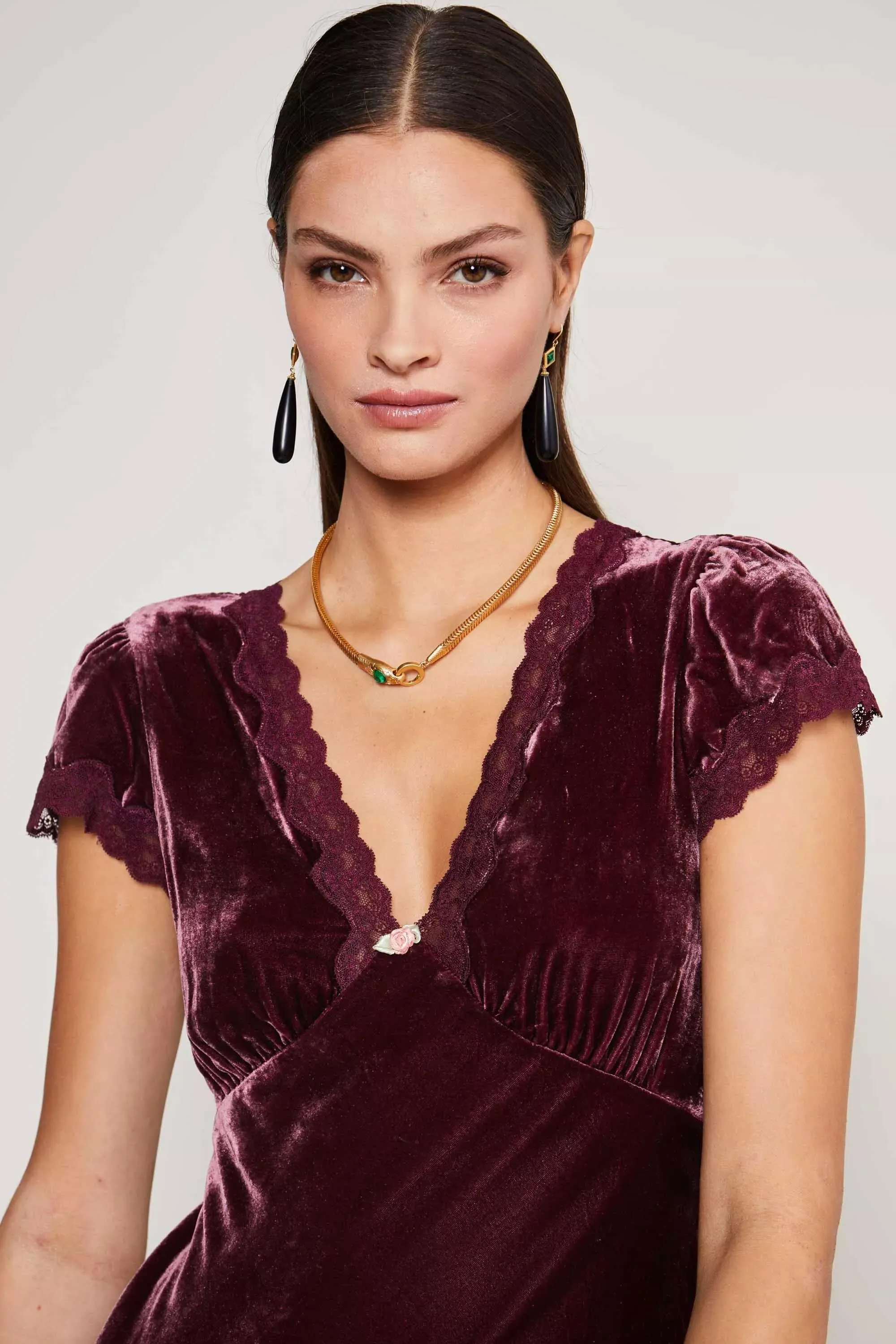 Clarice - Bordeaux sold by RIXO product image thumbnail 3