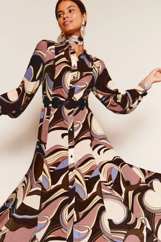 Maddison - Swirl Mauve sold by RIXO