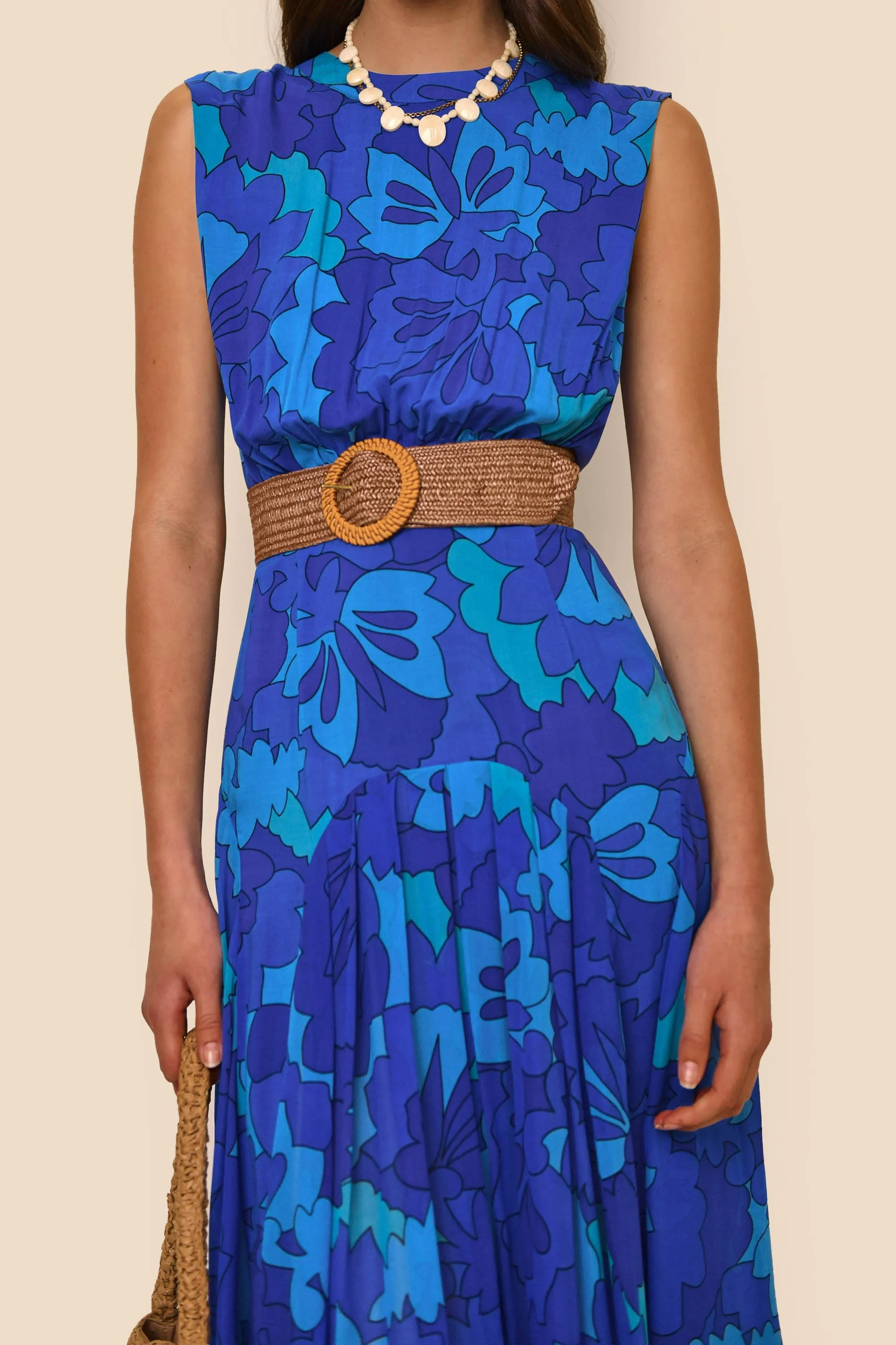 coralie - looking glass blue sold by RIXO product image thumbnail 2