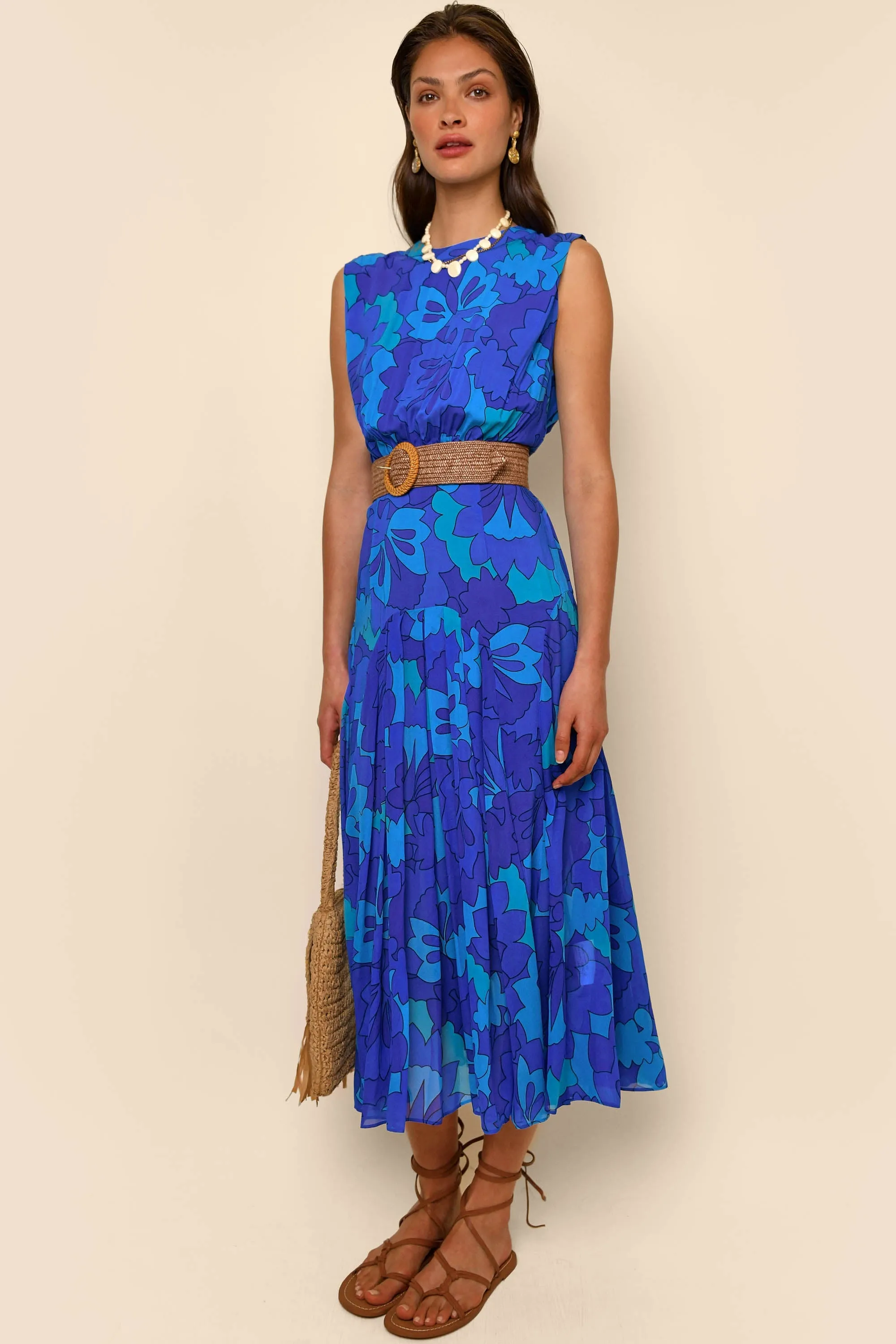 coralie - looking glass blue sold by RIXO product image thumbnail 5