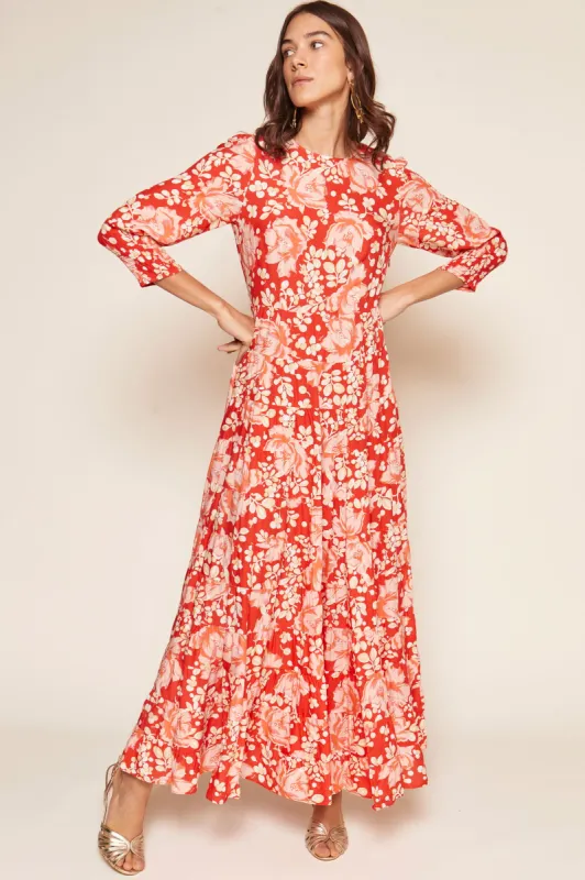 Kristen - Umbrella Floral Coral made by RIXO