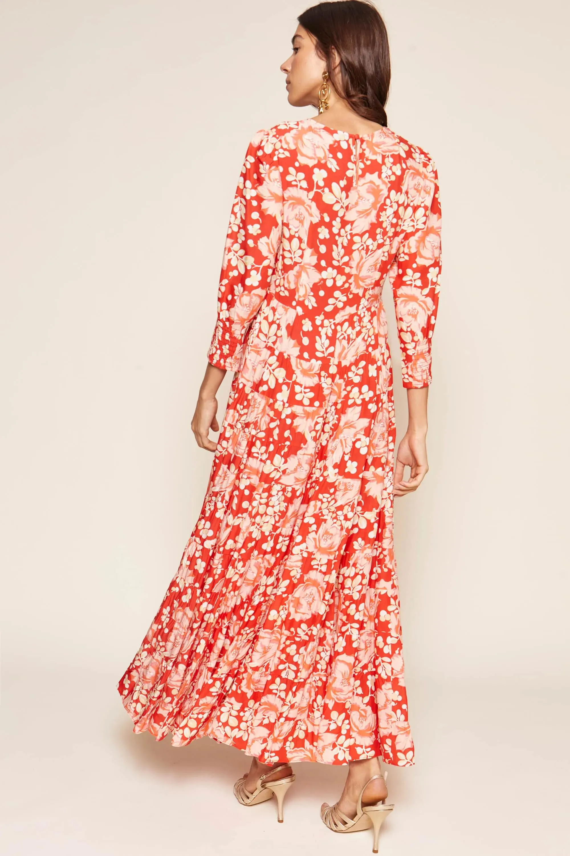 Kristen - Umbrella Floral Coral sold by RIXO product image thumbnail 5