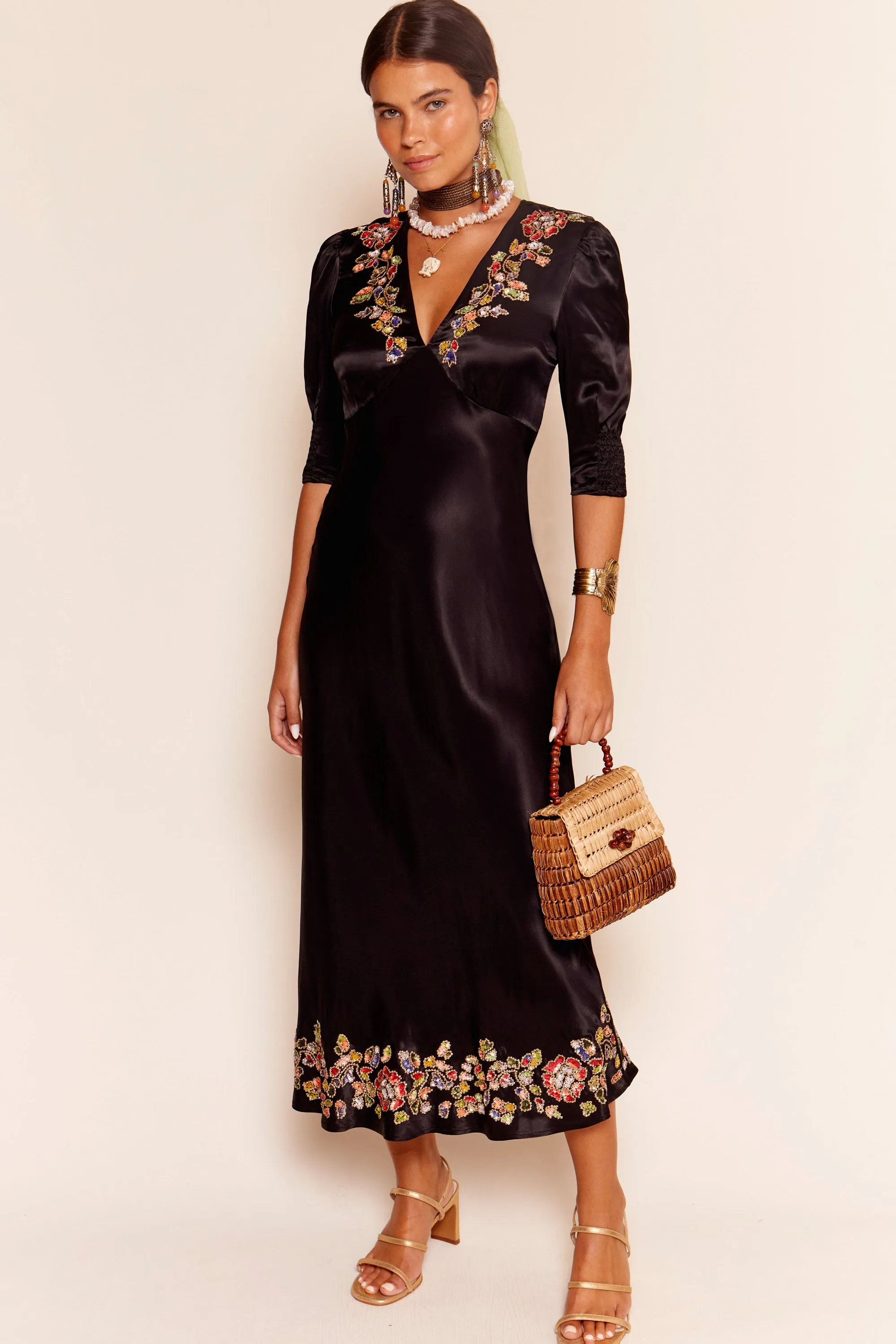 zadie - waterblossom embellishment black sold by RIXO product image thumbnail 3