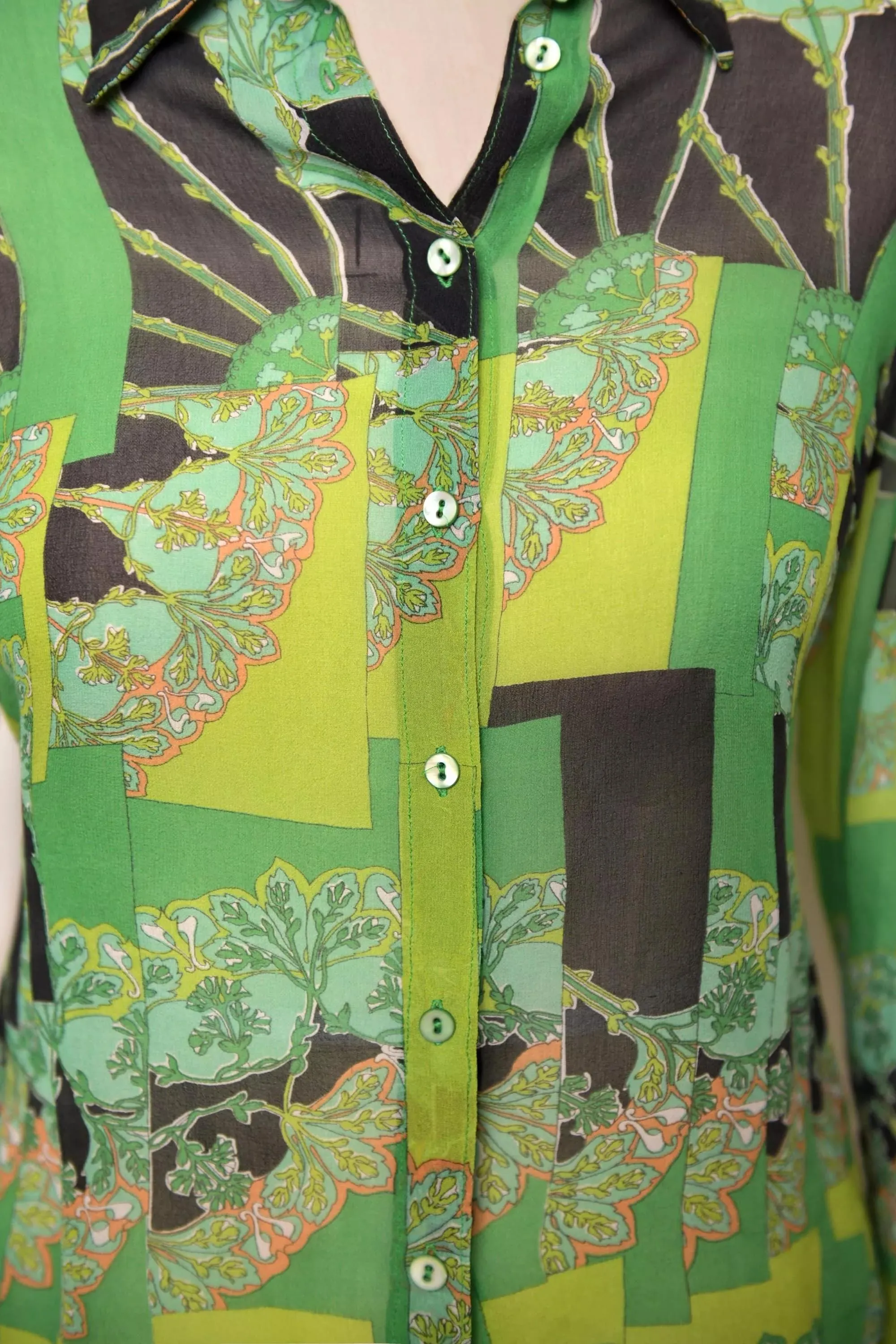 Vintage Top - Green sold by RIXO product image thumbnail 3