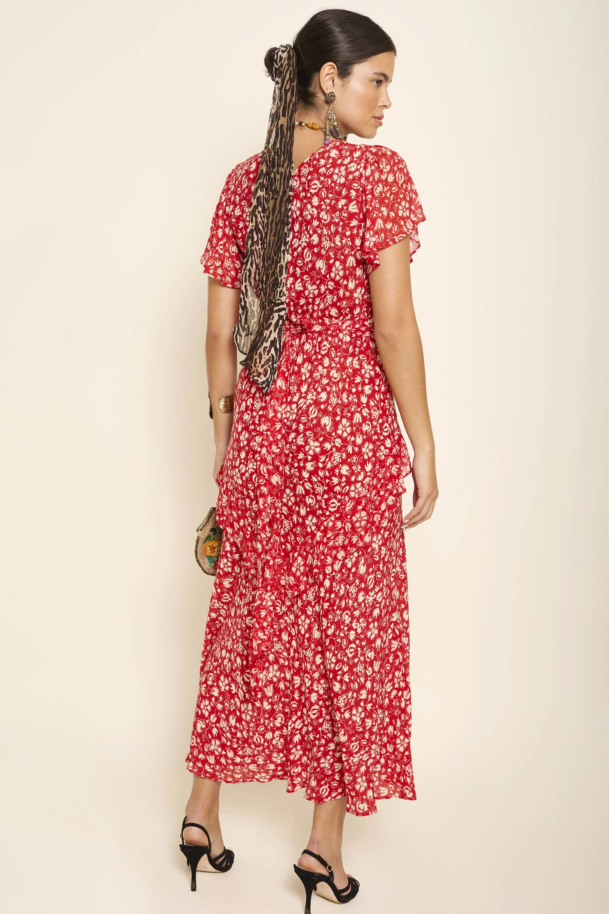 Evie - Amelie Floral Red sold by RIXO product image thumbnail 5