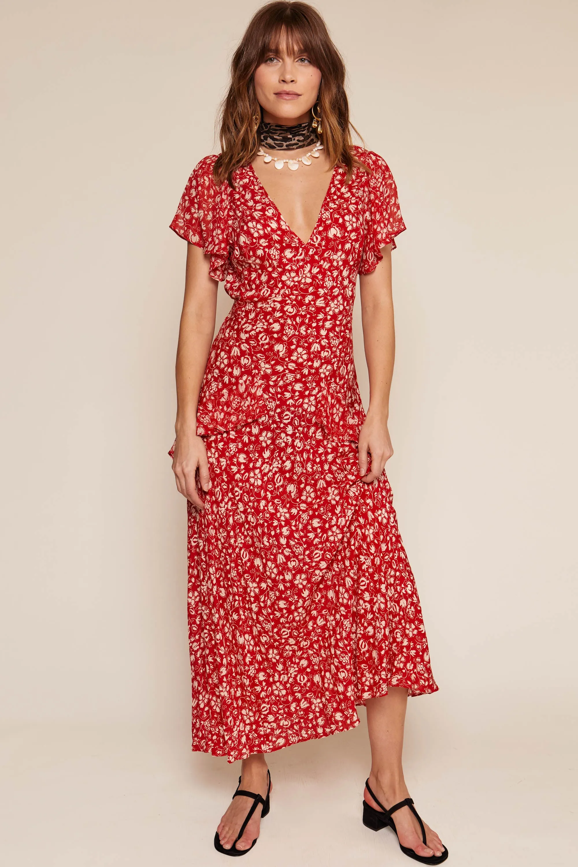 Evie - Amelie Floral Red sold by RIXO product image thumbnail 4
