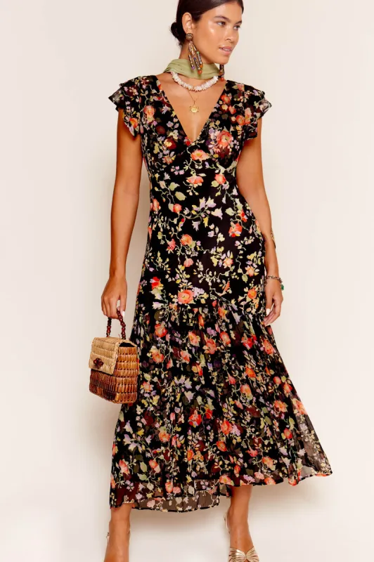 cinzia - waterblossom noir sold by RIXO