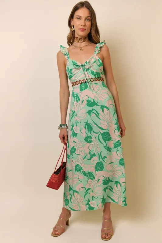 Cecile - Green Tropical made by RIXO