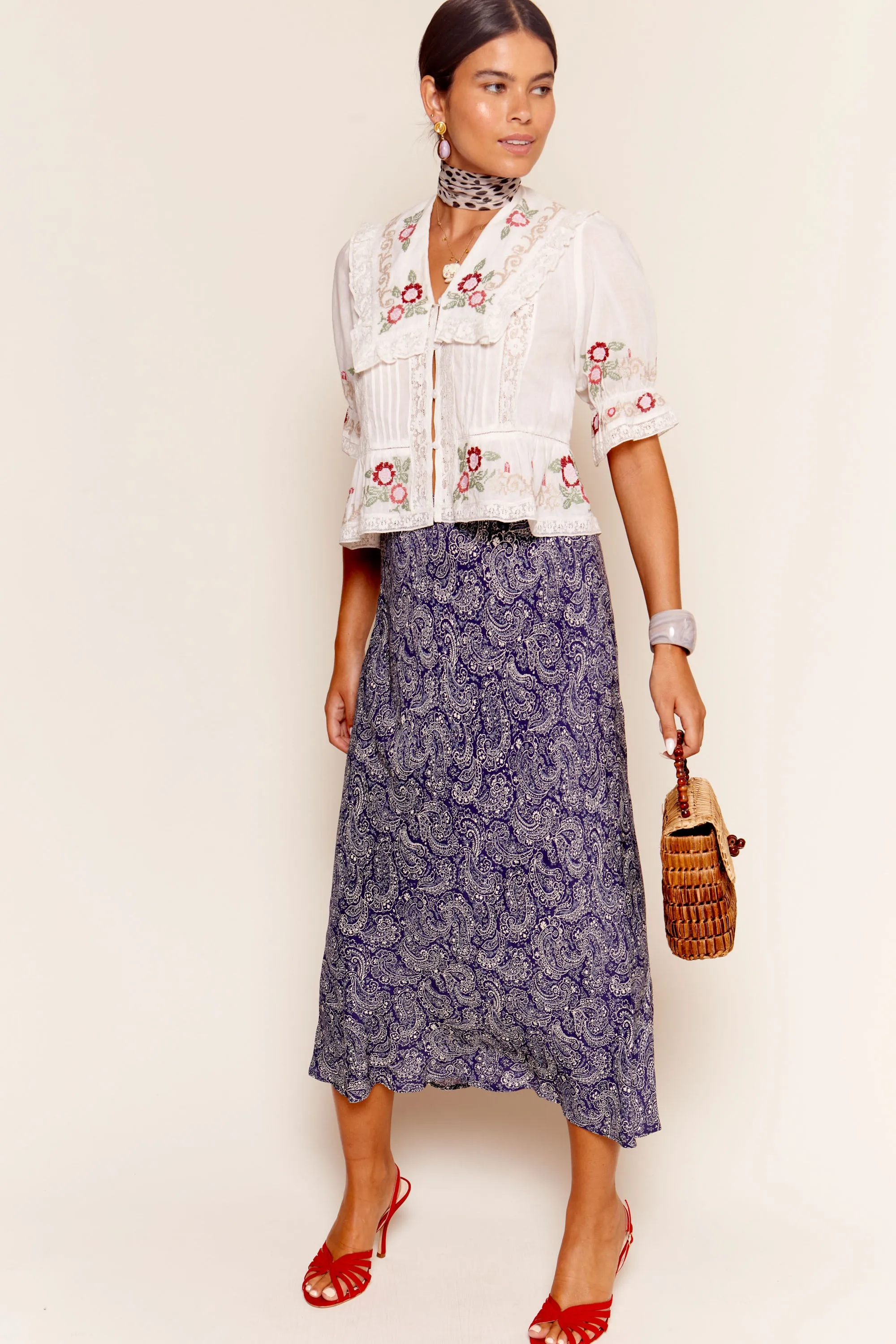 Ardith - Sienna Paisley Blue sold by RIXO product image thumbnail 3