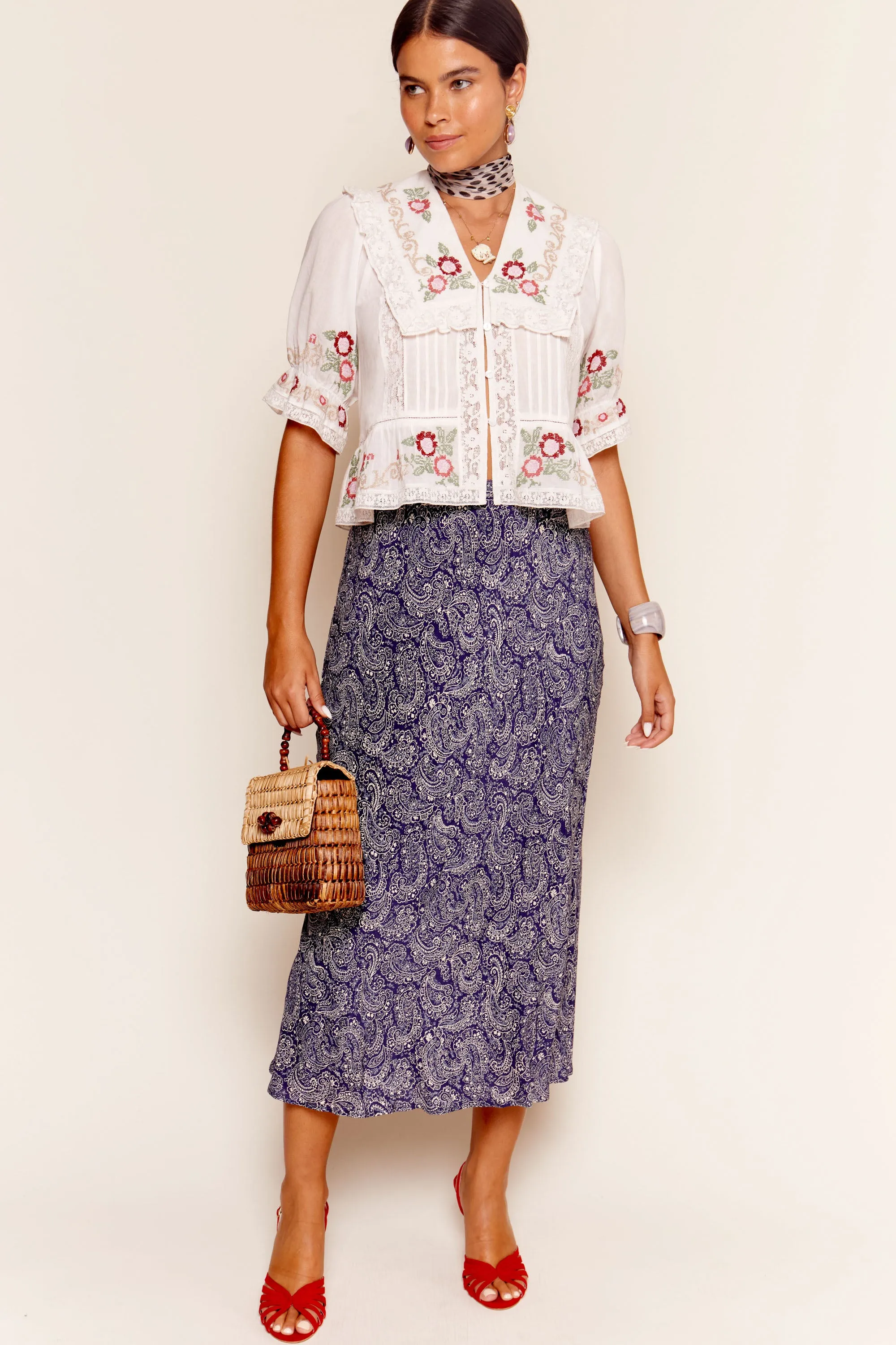 Ardith - Sienna Paisley Blue sold by RIXO product image thumbnail 2