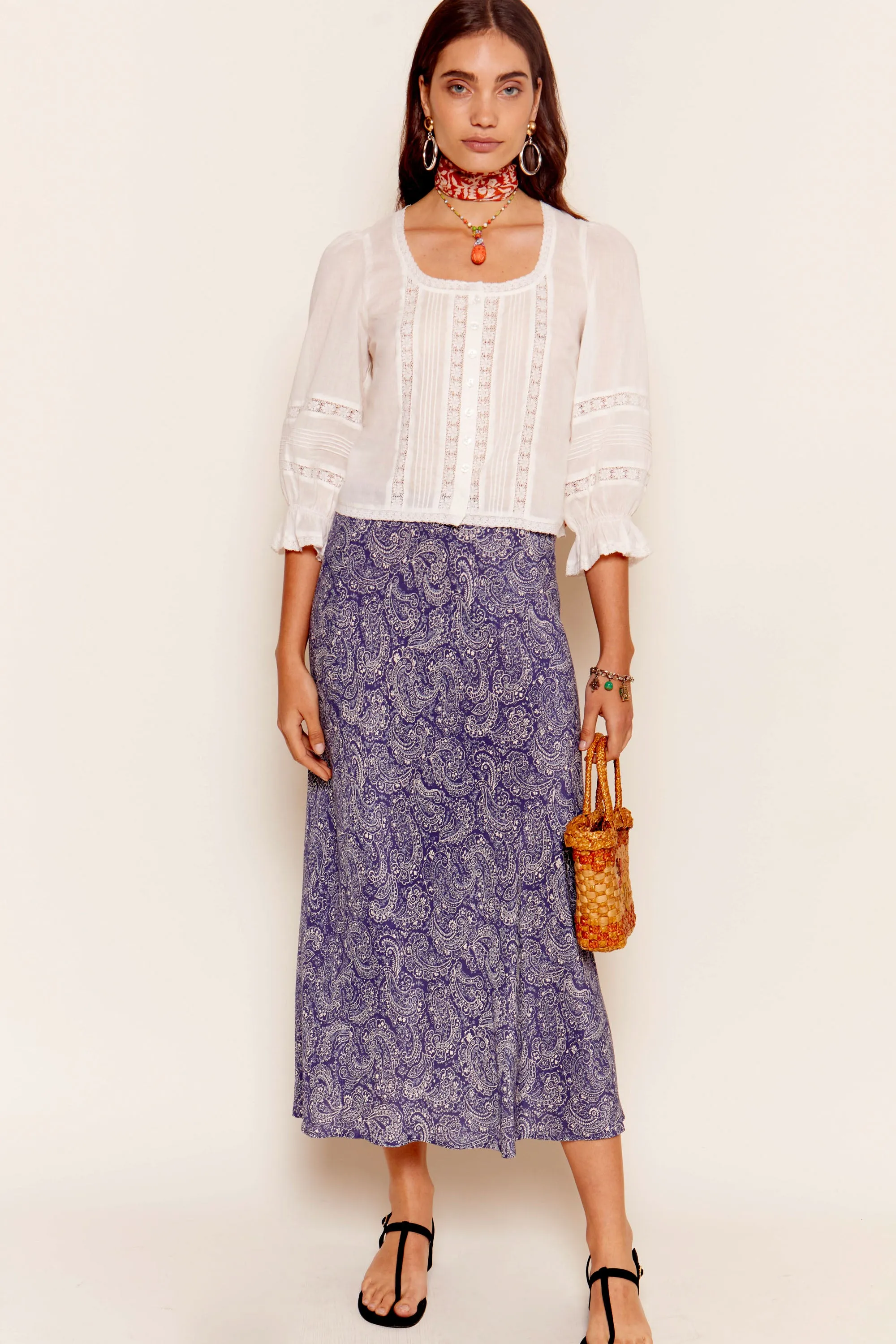 Ardith - Sienna Paisley Blue sold by RIXO product image thumbnail 5