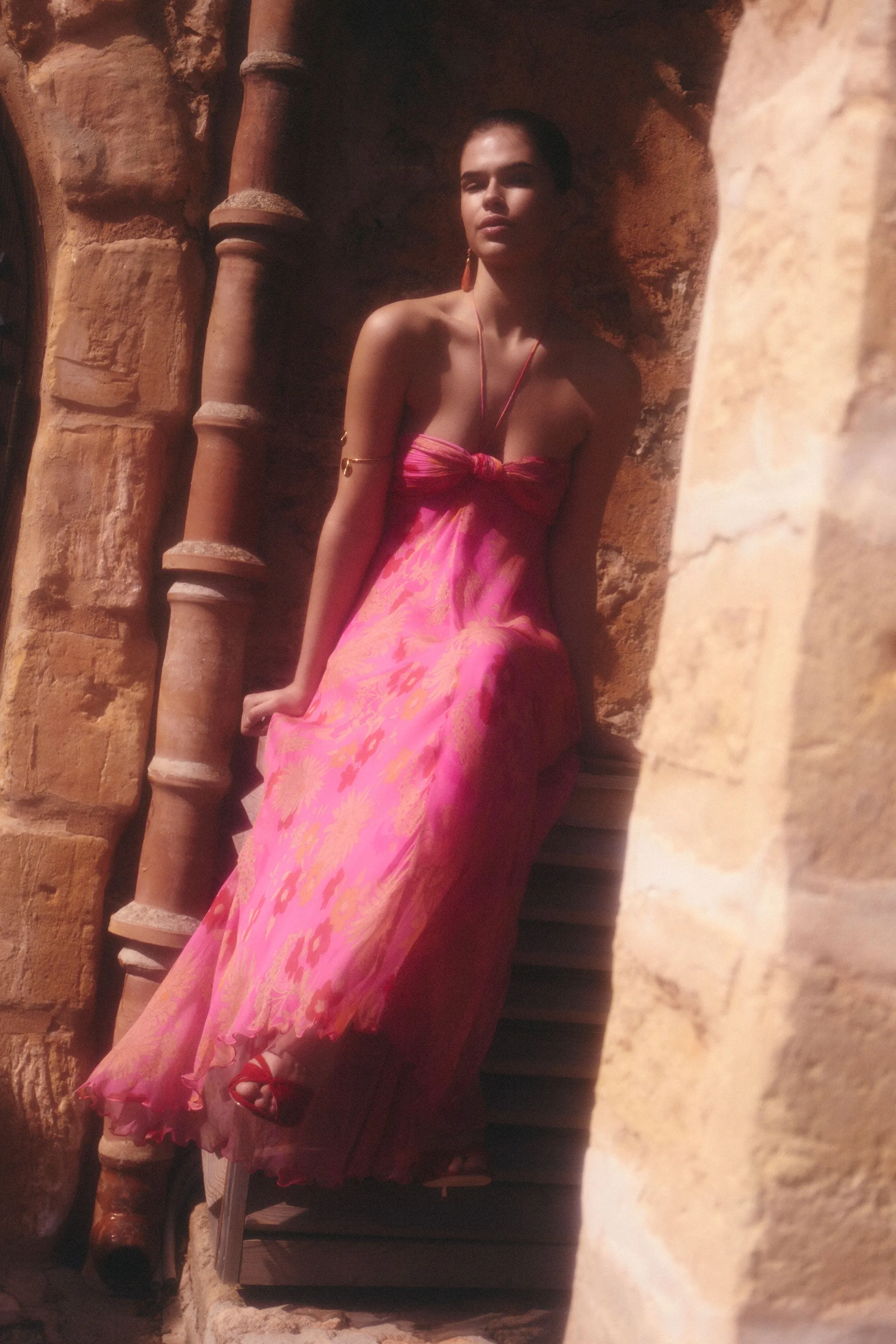 samira - french floral pink sold by RIXO product image thumbnail 4