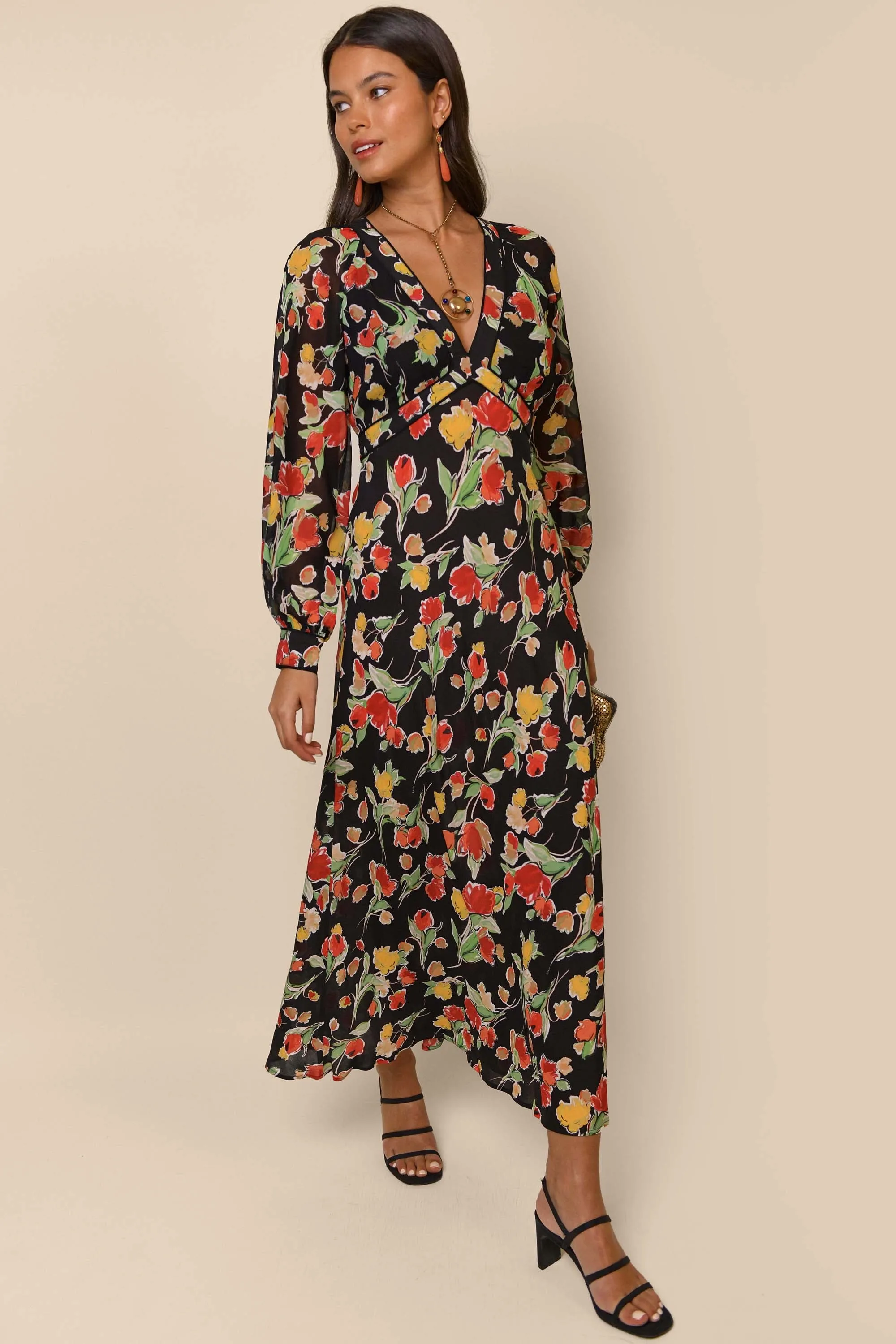 Ayla - Floral Black sold by RIXO product image thumbnail 4