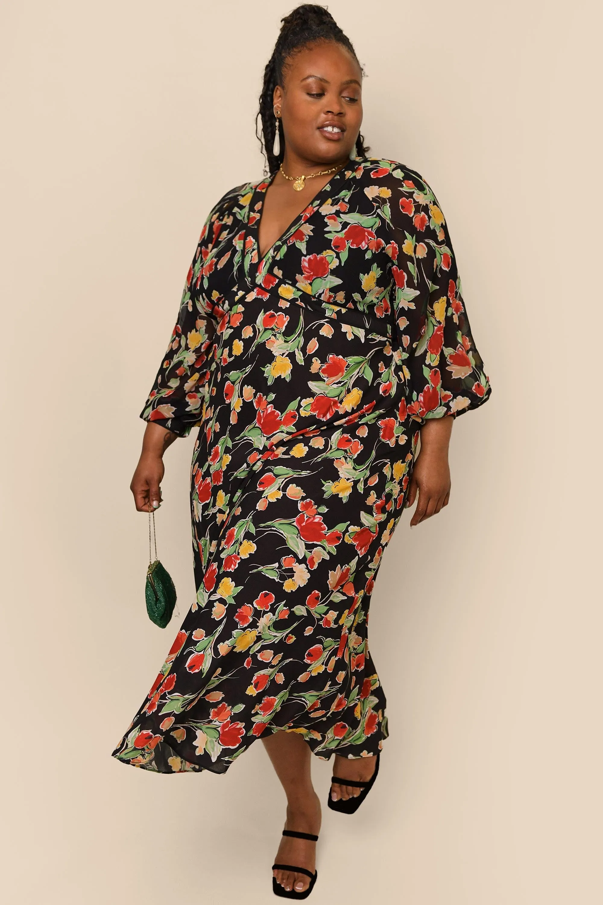 Ayla - Floral Black sold by RIXO product image thumbnail 5