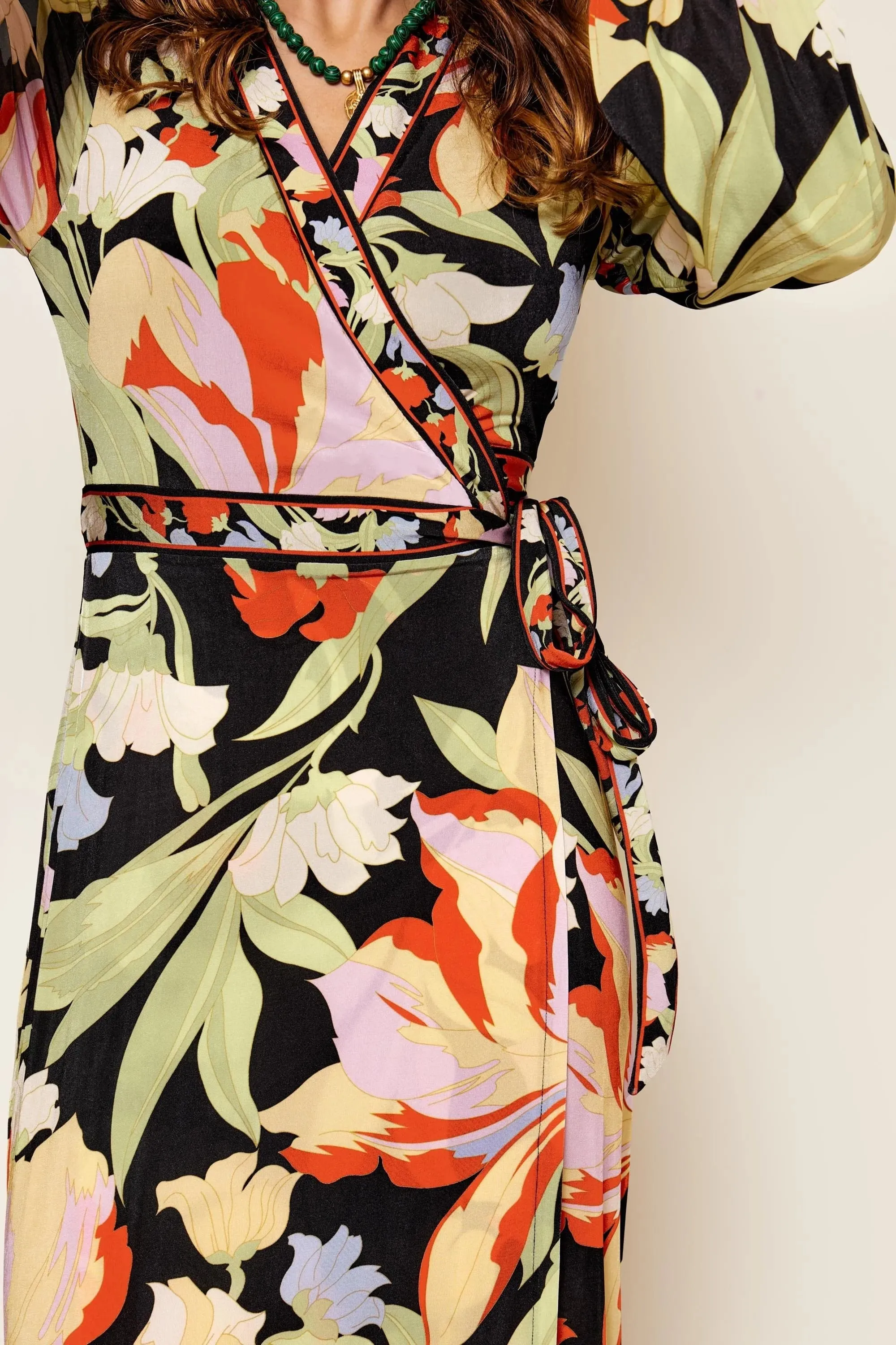 Annora - Cece Floral Black sold by RIXO product image thumbnail 2